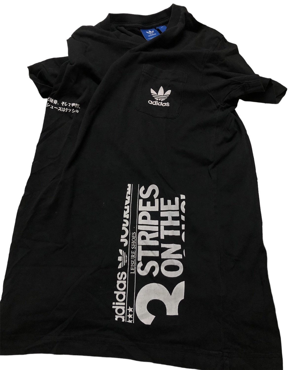 Adidas Vintage Adidas Single Pocket T-Shirt 97 Foot XRay Over Print Size US S / EU 44-46 / 1 - 7 Thumbnail