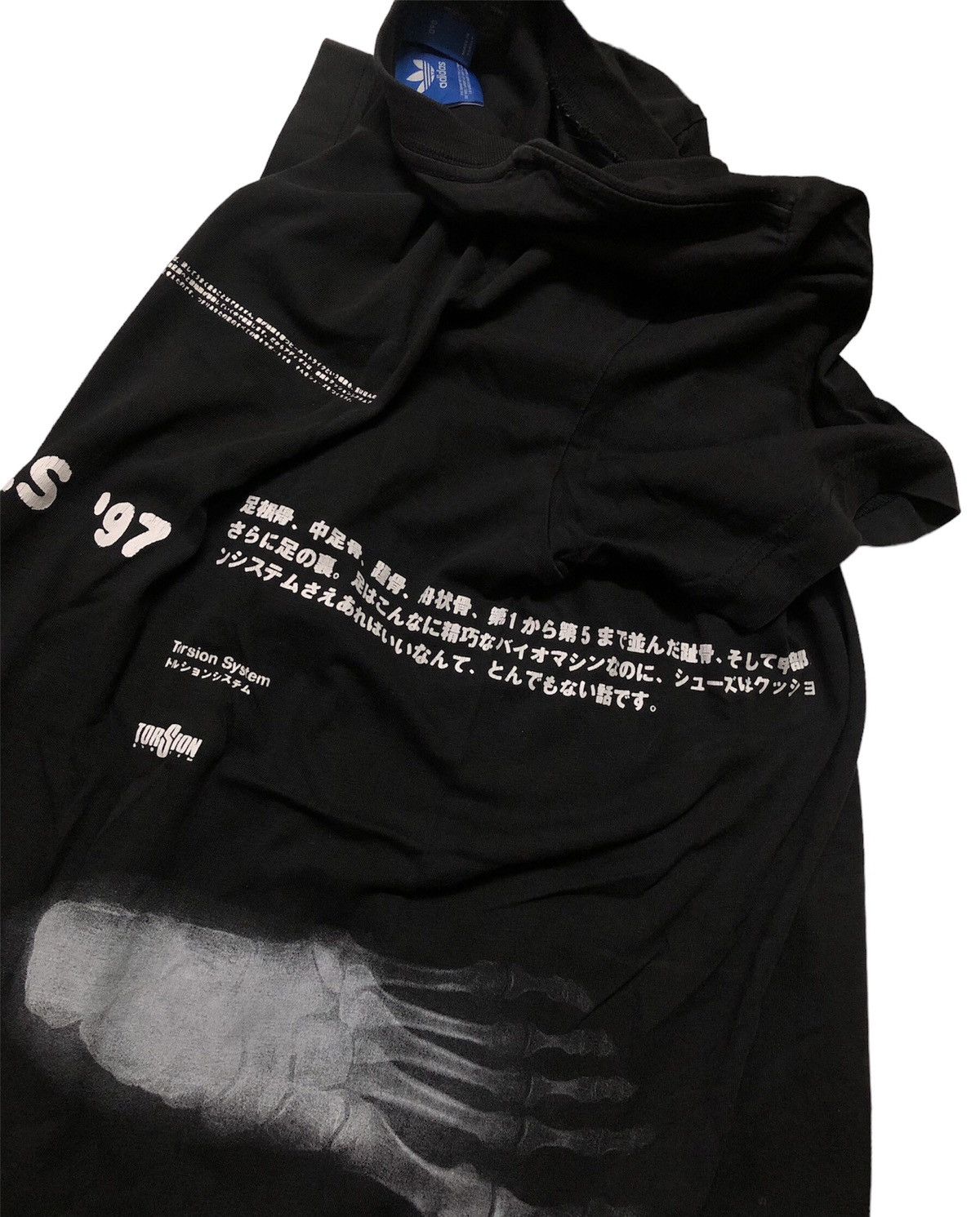 Adidas Vintage Adidas Single Pocket T-Shirt 97 Foot XRay Over Print Size US S / EU 44-46 / 1 - 5 Thumbnail