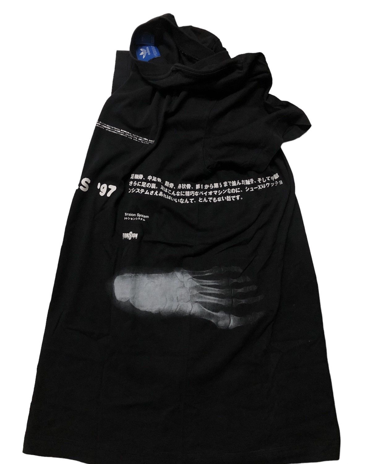 Adidas Vintage Adidas Single Pocket T-Shirt 97 Foot XRay Over Print Size US S / EU 44-46 / 1 - 6 Thumbnail