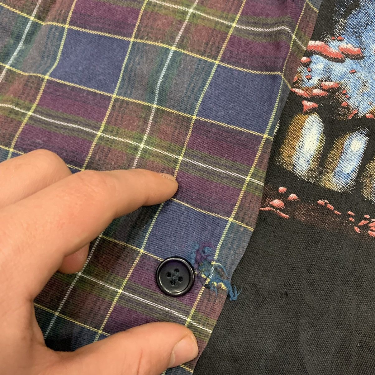 Vintage Vintage 90s Plaid Shirt Grunge Oversized Streetwear Washed M Size US M / EU 48-50 / 2 - 6 Thumbnail