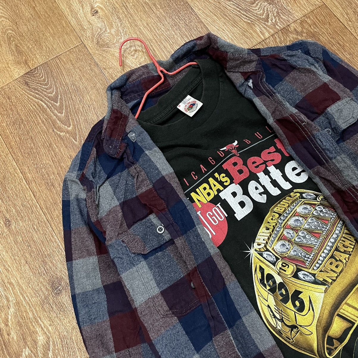 Vintage Vintage 90s Plaid Flannel Shirt Grunge Oversized Streetwear Size US XL / EU 56 / 4 - 5 Thumbnail