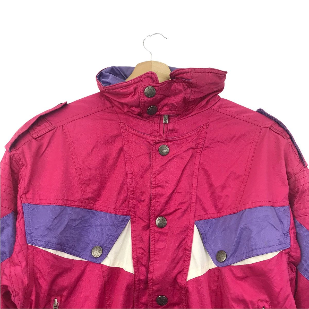 Vintage CISMON SKI SURF Skiing Brand Winter Bomber Jacket Size US M / EU 48-50 / 2 - 2 Thumbnail