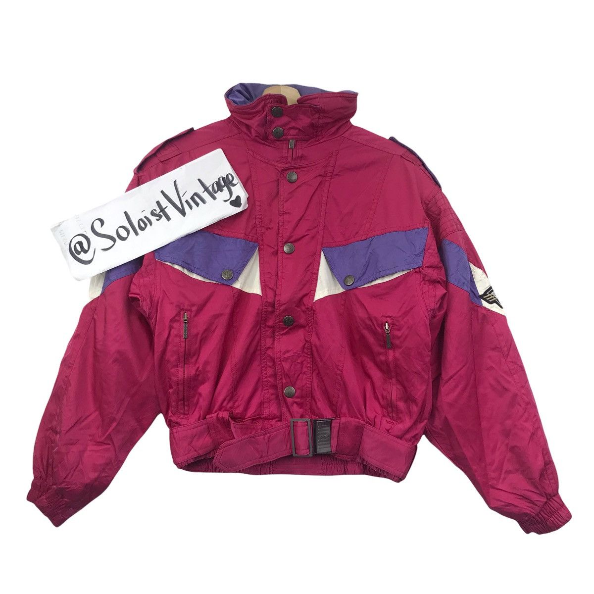 Vintage CISMON SKI SURF Skiing Brand Winter Bomber Jacket Size US M / EU 48-50 / 2 - 1 Thumbnail