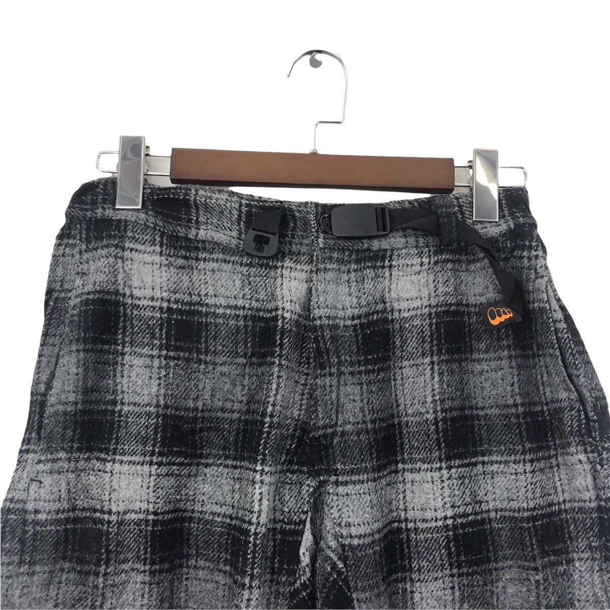 Japanese Brand ROKX Japanese Brand Tartan Check Heavy Wool Trousers Pant Size US 26 / EU 42 - 2 Thumbnail