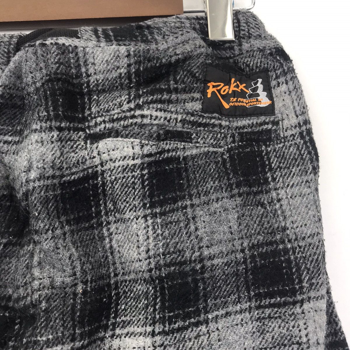 Japanese Brand ROKX Japanese Brand Tartan Check Heavy Wool Trousers Pant Size US 26 / EU 42 - 7 Thumbnail