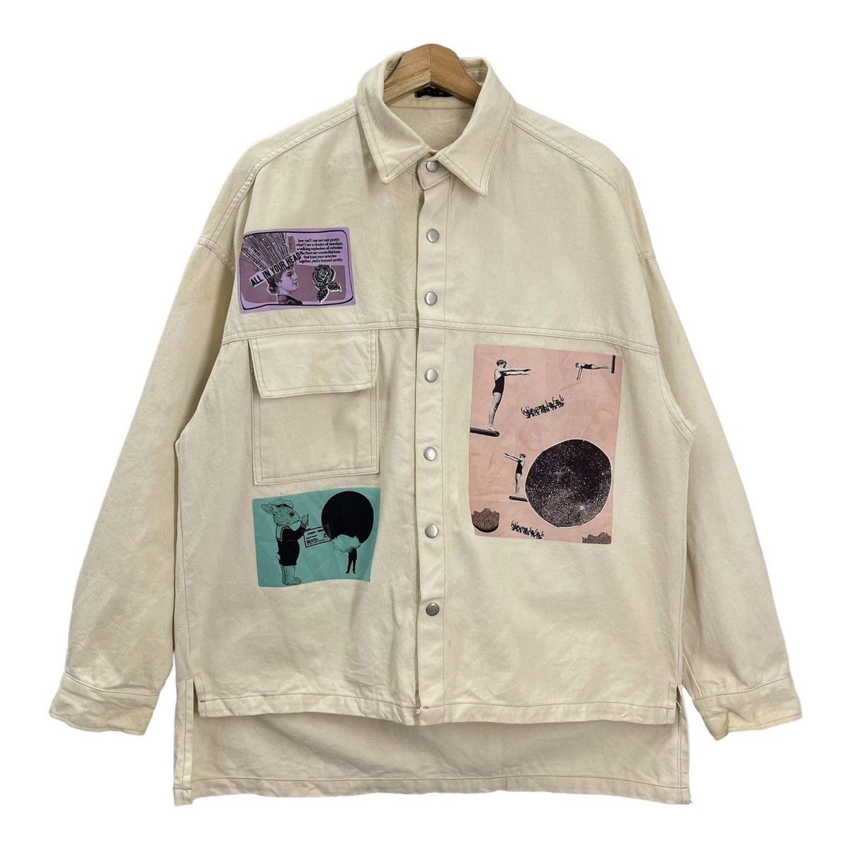Japanese Brand RARE💥Mad Mad Nice Design Patches Jacket Size M Size US M / EU 48-50 / 2 - 1 Thumbnail