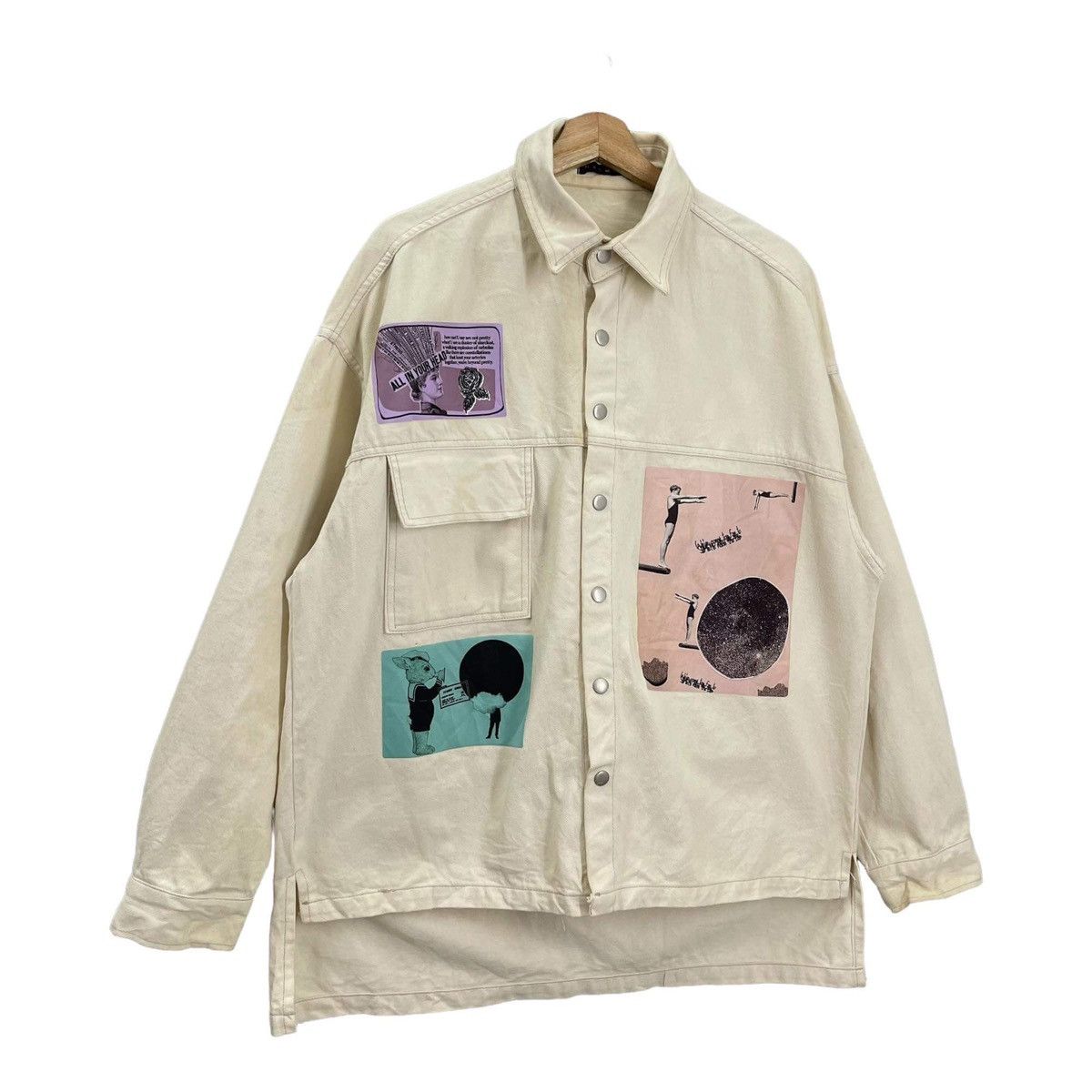 Japanese Brand RARE💥Mad Mad Nice Design Patches Jacket Size M Size US M / EU 48-50 / 2 - 2 Thumbnail