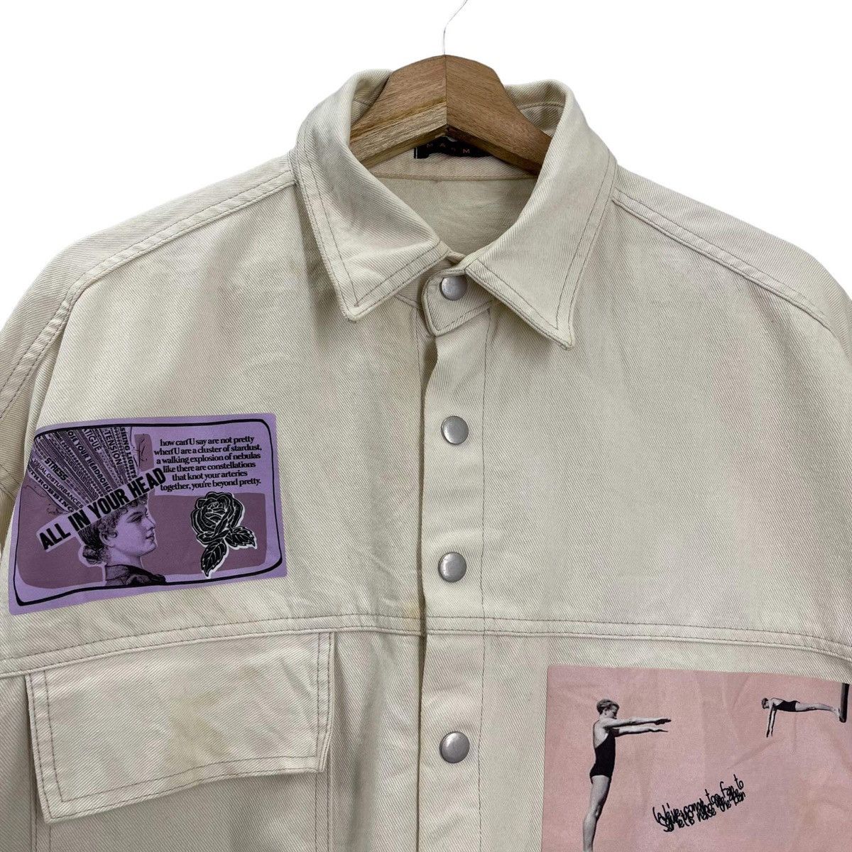Japanese Brand RARE💥Mad Mad Nice Design Patches Jacket Size M Size US M / EU 48-50 / 2 - 4 Thumbnail