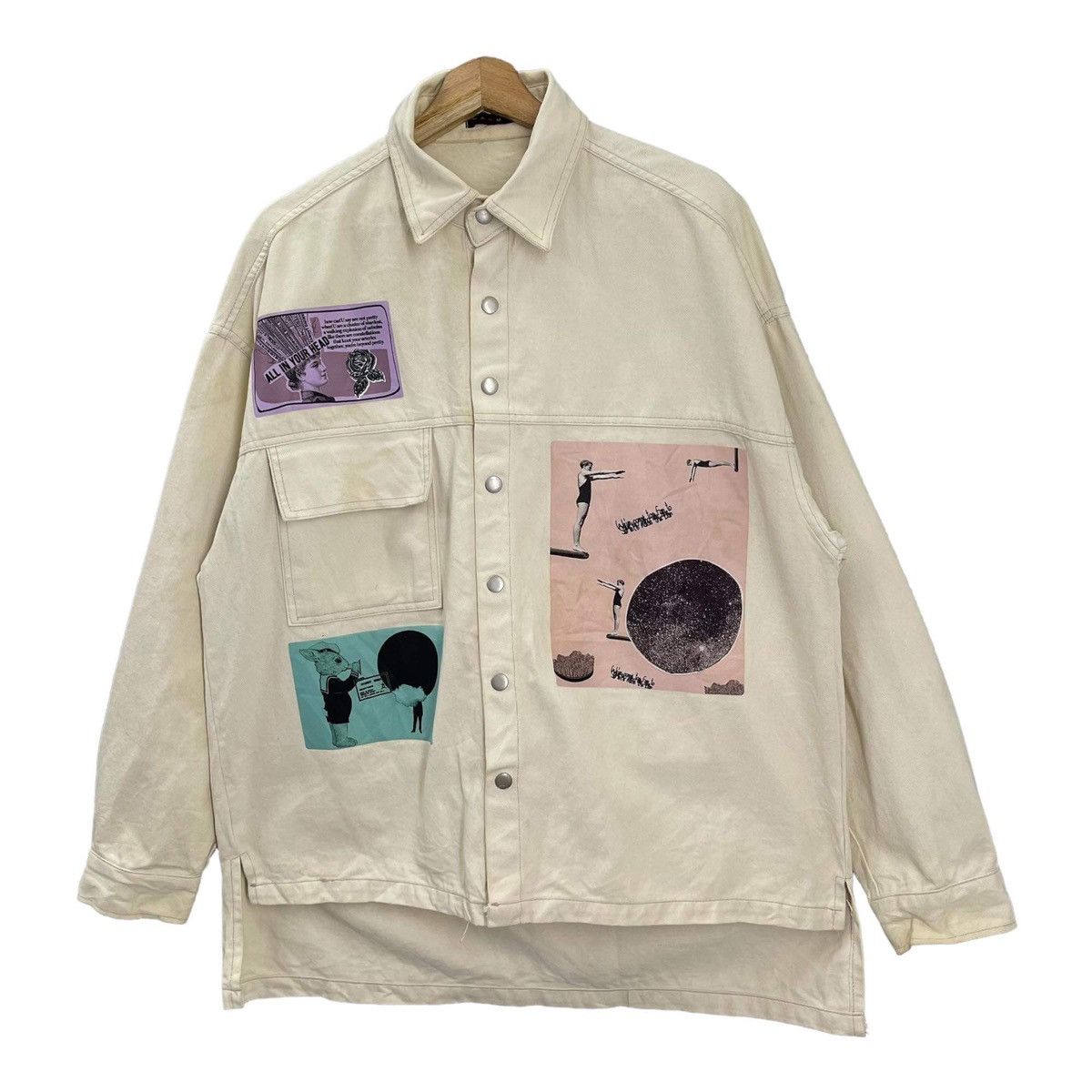 Japanese Brand RARE💥Mad Mad Nice Design Patches Jacket Size M Size US M / EU 48-50 / 2 - 3 Thumbnail