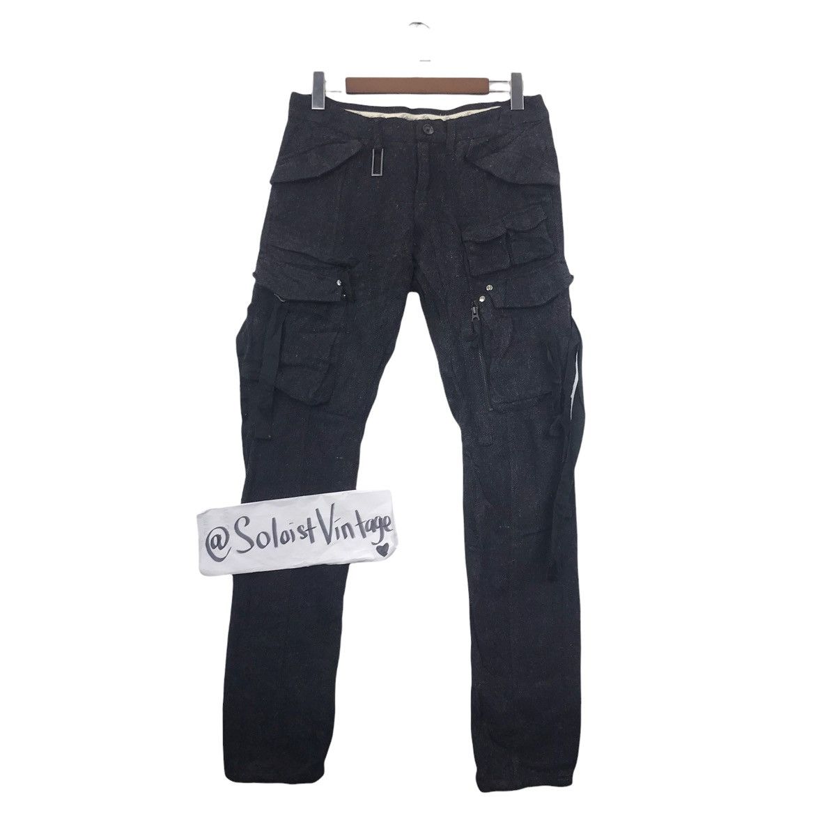 Tornado Mart TORNADO MART Flared Punk Bondage Japan Brand Wool Trousers Size US 32 / EU 48 - 1 Thumbnail
