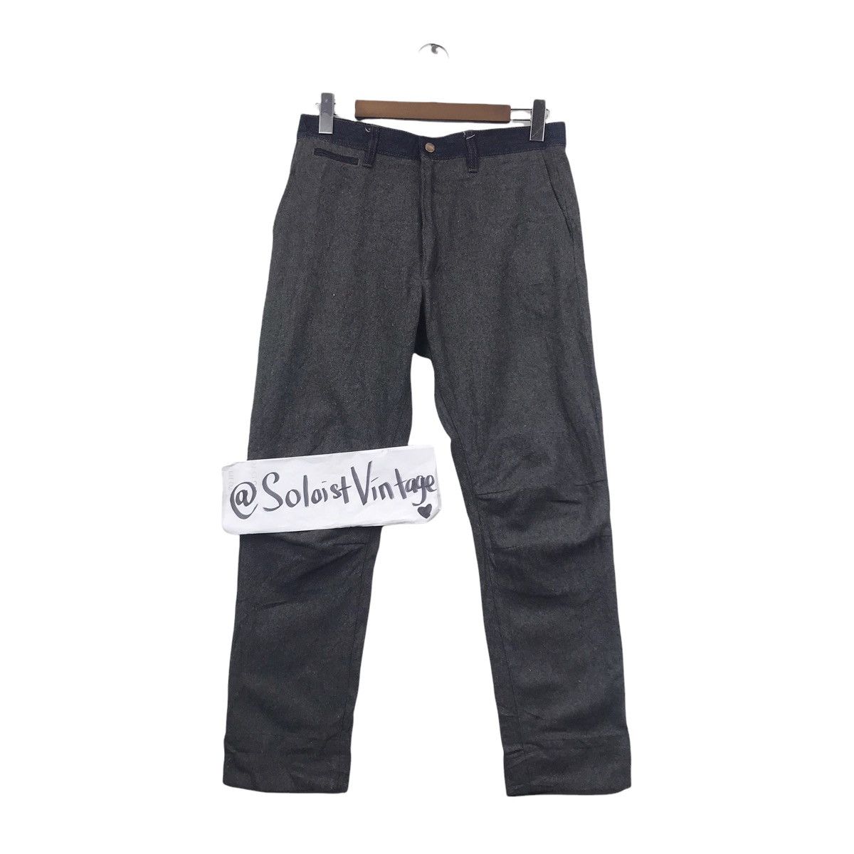 Global Work GLOBAL WORK OUTDOOR Clothing Japan Wool Trousers Core Pant Size US 32 / EU 48 - 1 Thumbnail