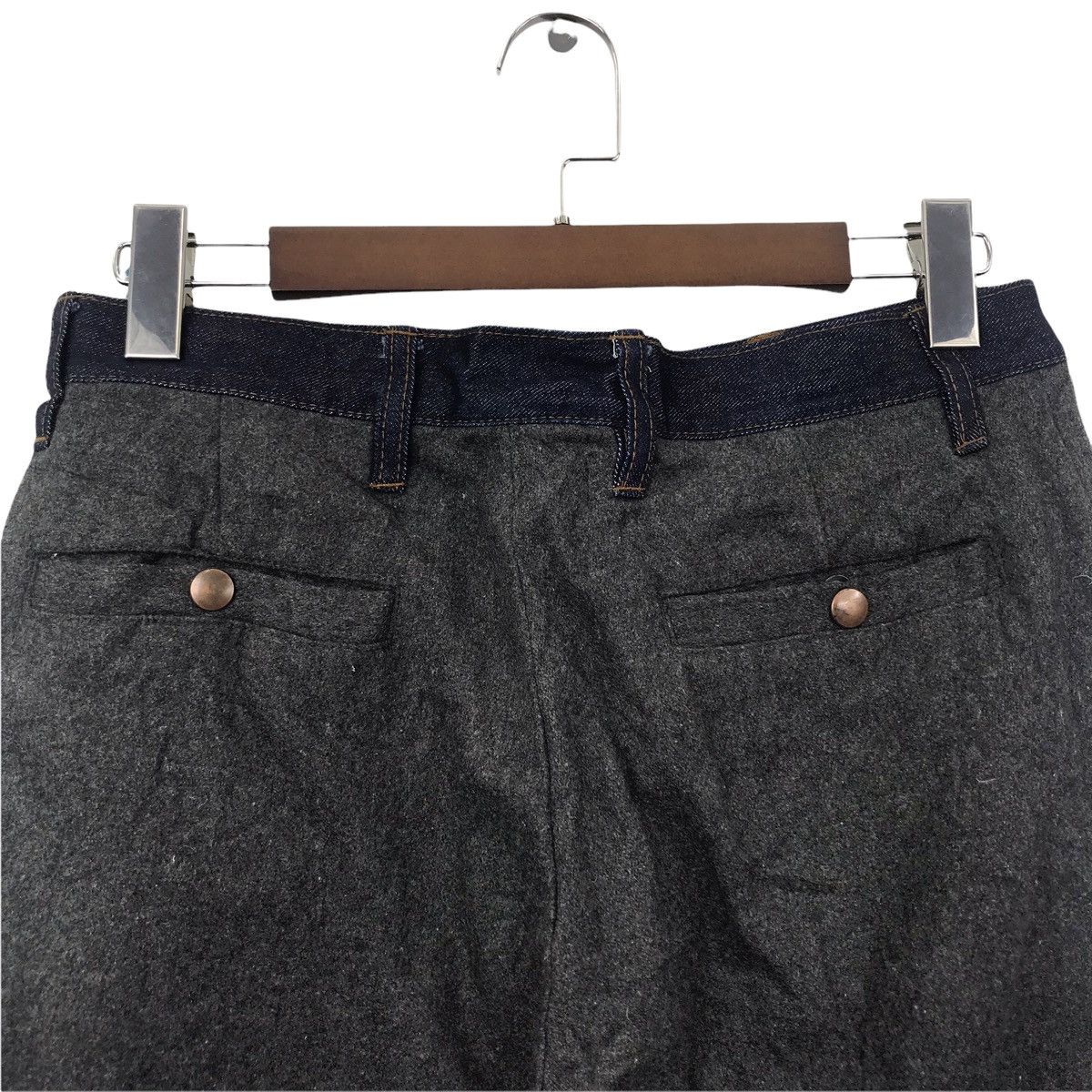 Global Work GLOBAL WORK OUTDOOR Clothing Japan Wool Trousers Core Pant Size US 32 / EU 48 - 7 Thumbnail