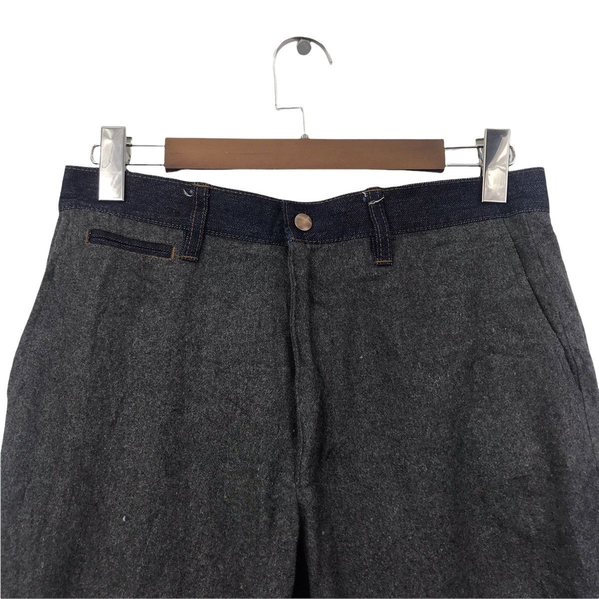 Global Work GLOBAL WORK OUTDOOR Clothing Japan Wool Trousers Core Pant Size US 32 / EU 48 - 2 Thumbnail
