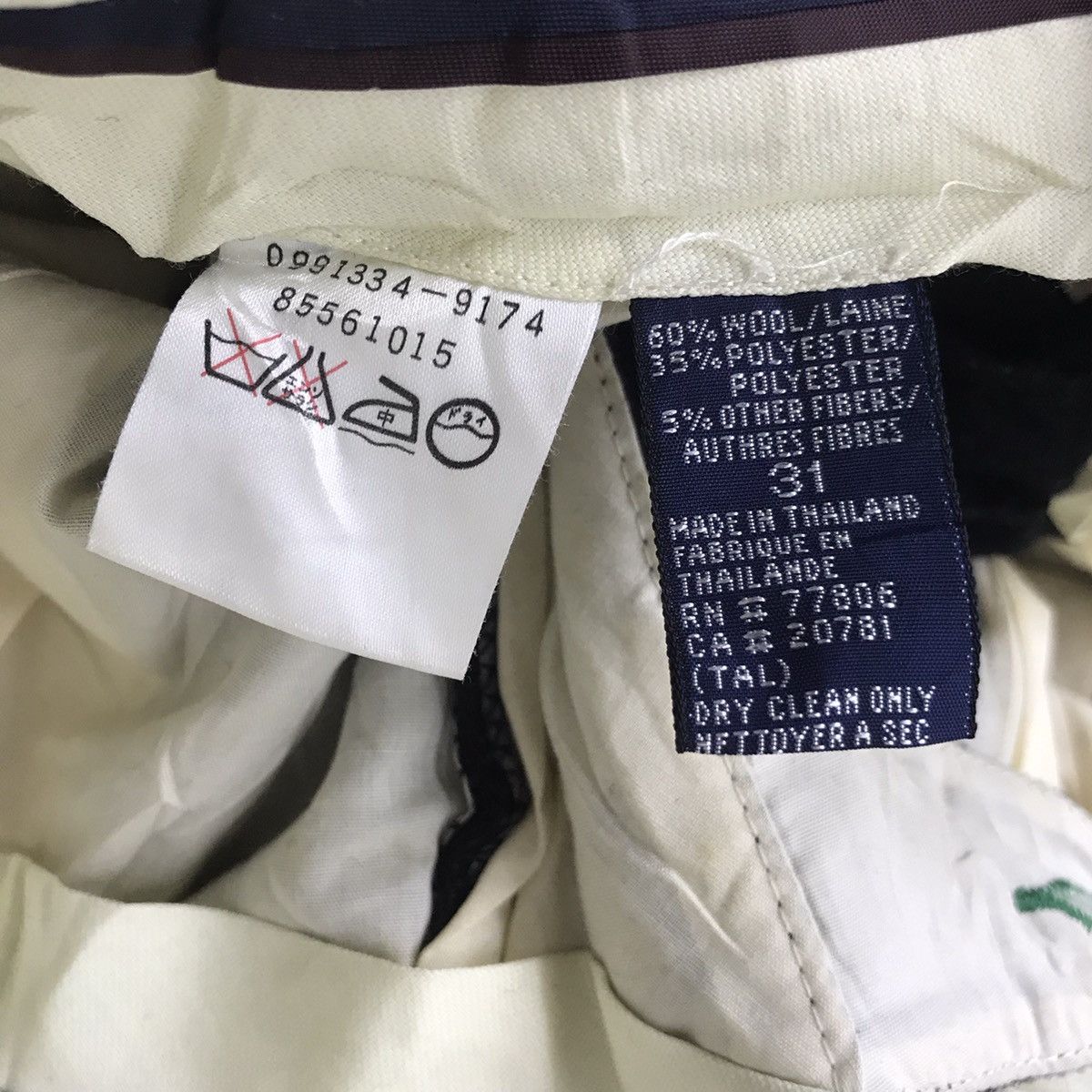 Tommy Hilfiger TOMMY HILFIGER Flag Sailing Gear Wool Trousers Pant Size US 32 / EU 48 - 4 Thumbnail