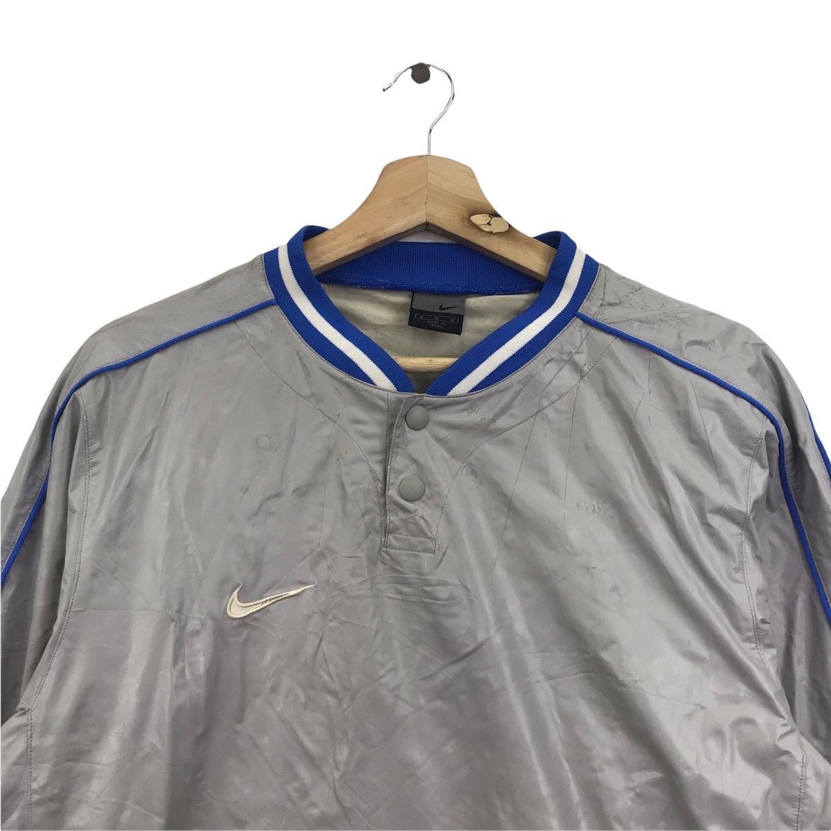 Nike NIKE SWOOSH Embroidered Sport Elastic Polyester Windbreaker Size US M / EU 48-50 / 2 - 4 Thumbnail