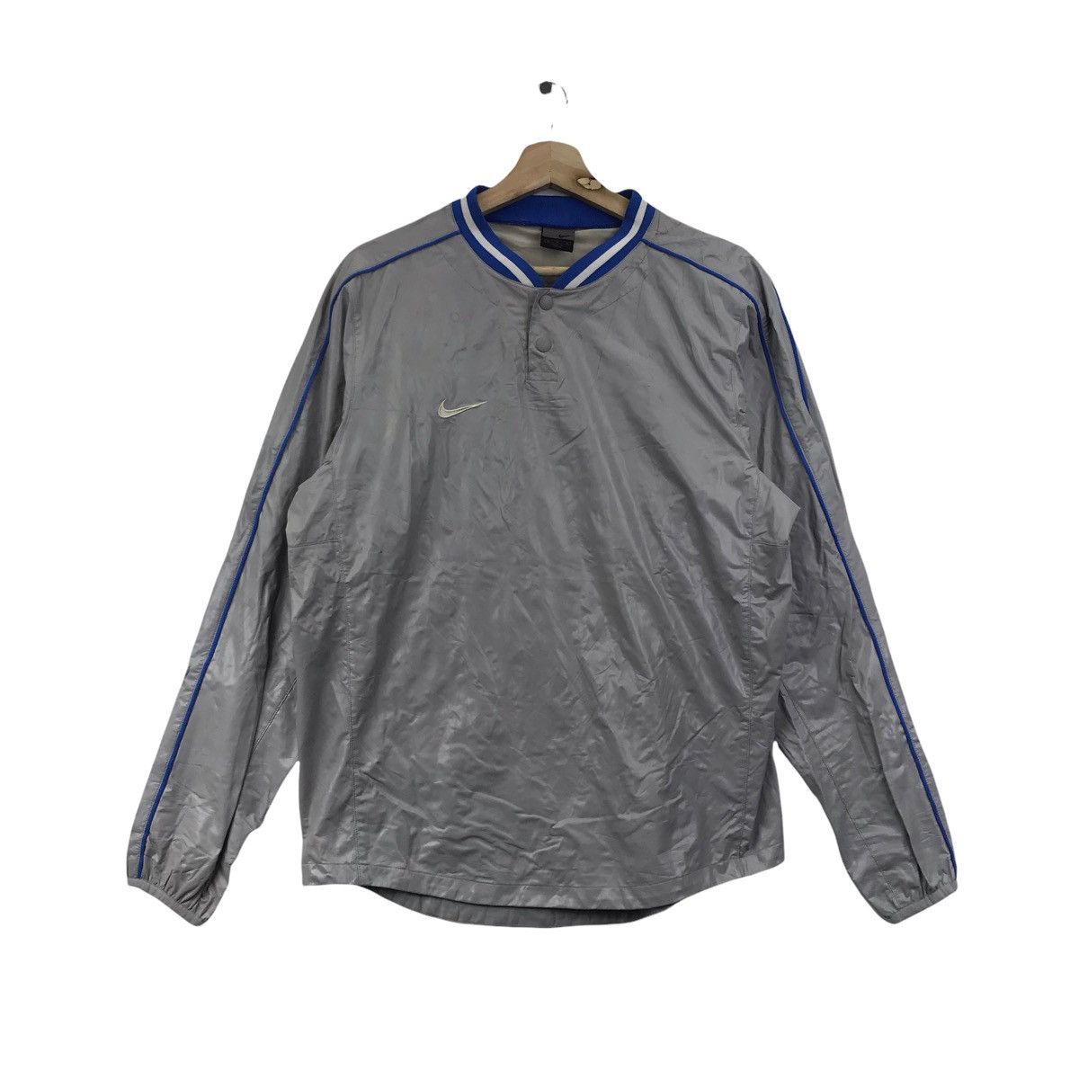 Nike NIKE SWOOSH Embroidered Sport Elastic Polyester Windbreaker Size US M / EU 48-50 / 2 - 3 Thumbnail