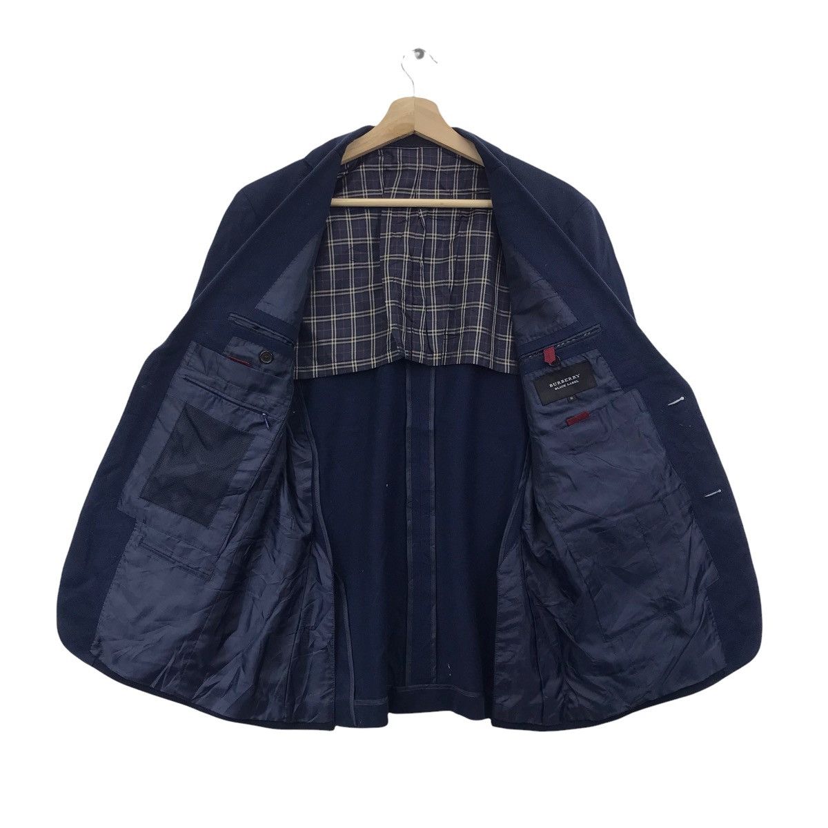 Burberry BURBERRY BLACK LABEL Tartan Nova Check Blue Coat Jacket Size US M / EU 48-50 / 2 - 7 Thumbnail