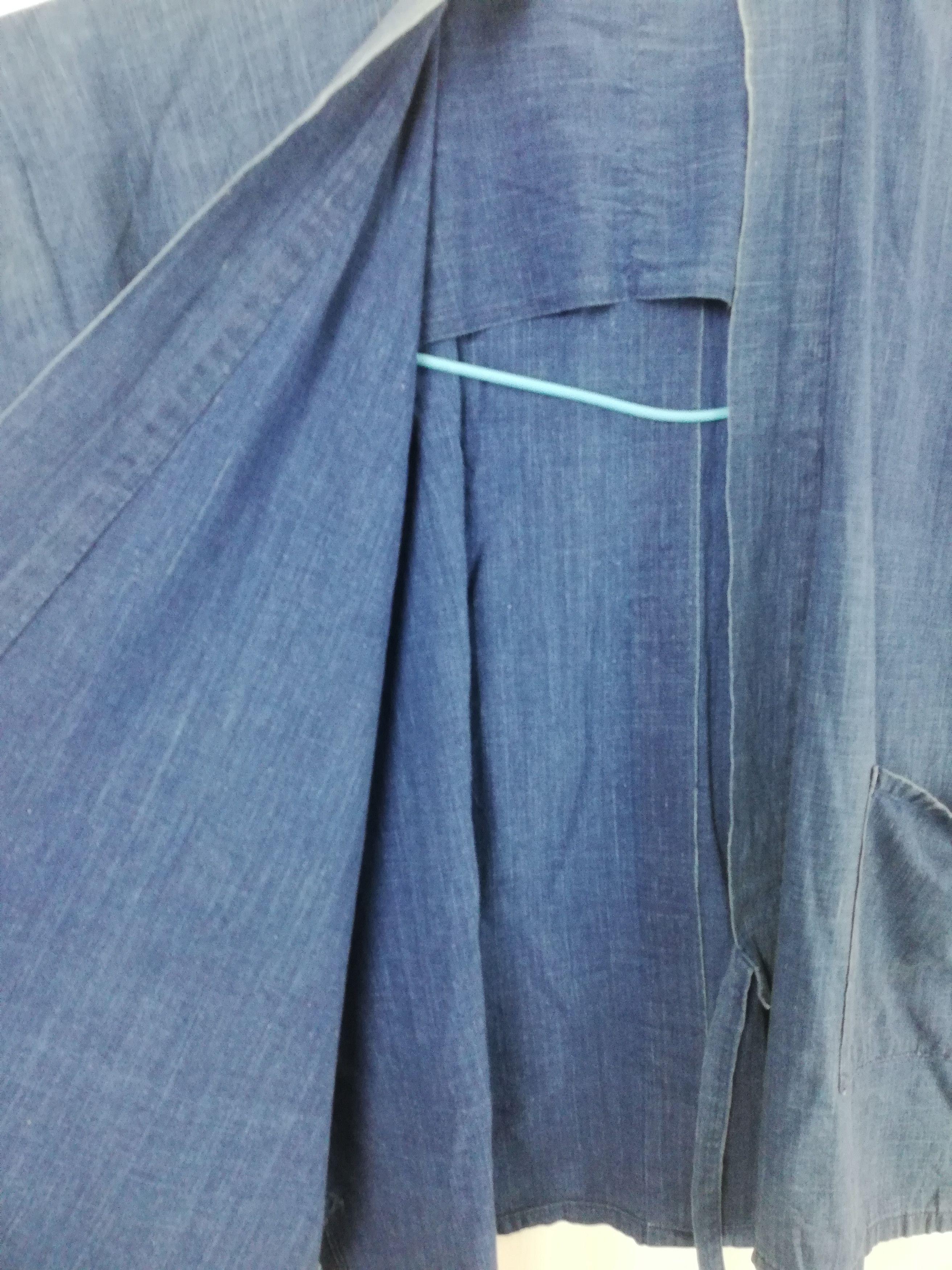 Indigo × Japanese Brand 💥Japanese Traditional Kimono Indigo Vintage💥 #0144 Size US XL / EU 56 / 4 - 4 Thumbnail
