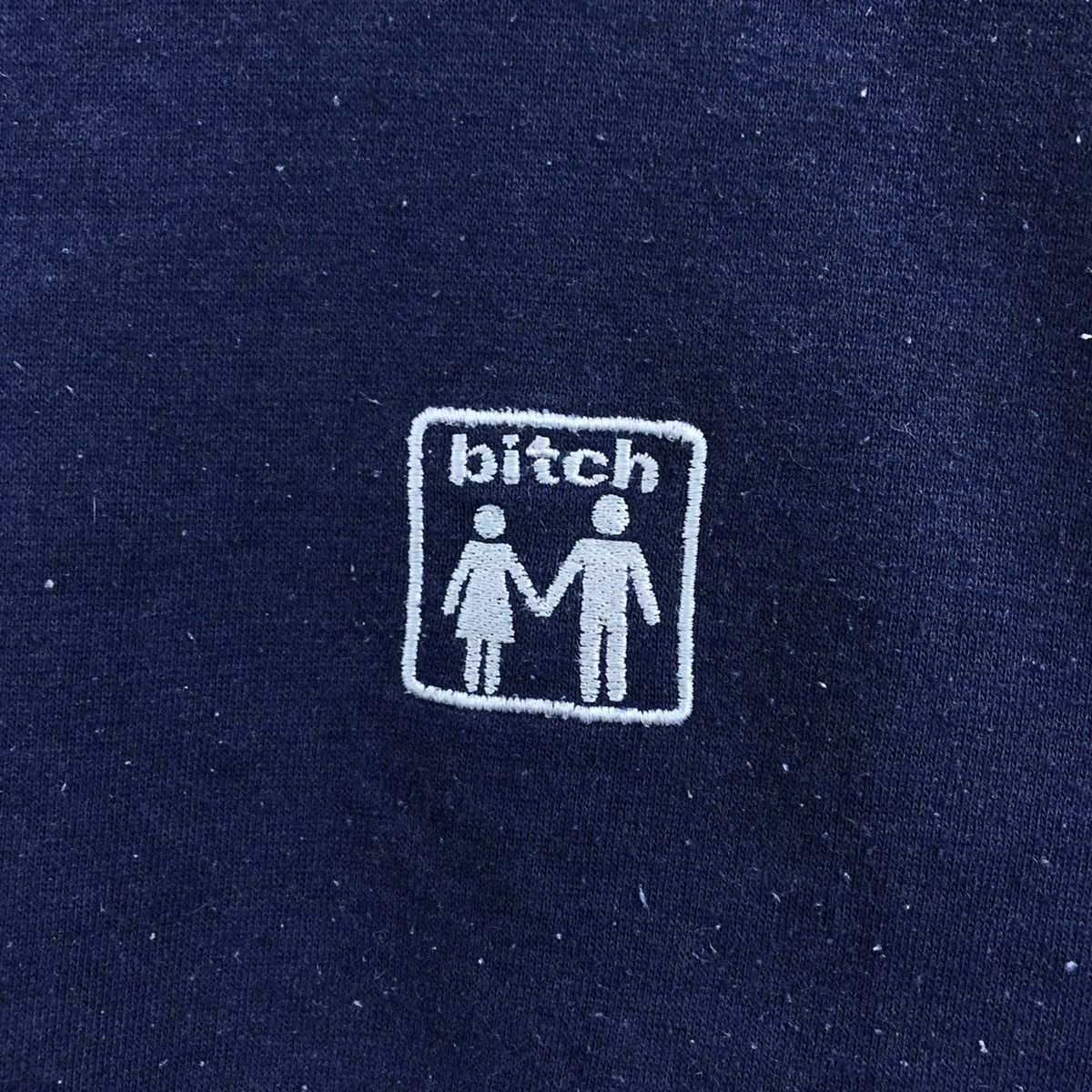 Vintage Vintage BITCH SKATEBOARD STREETWEAR Ringer Blue Sweatshirt Size US M / EU 48-50 / 2 - 3 Thumbnail