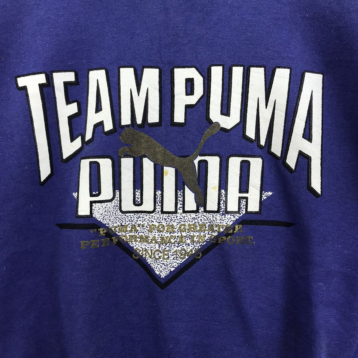 Puma Vintage PUMA SPORT Side Tape Sportswear Purple Sweatshirt Size US M / EU 48-50 / 2 - 3 Thumbnail