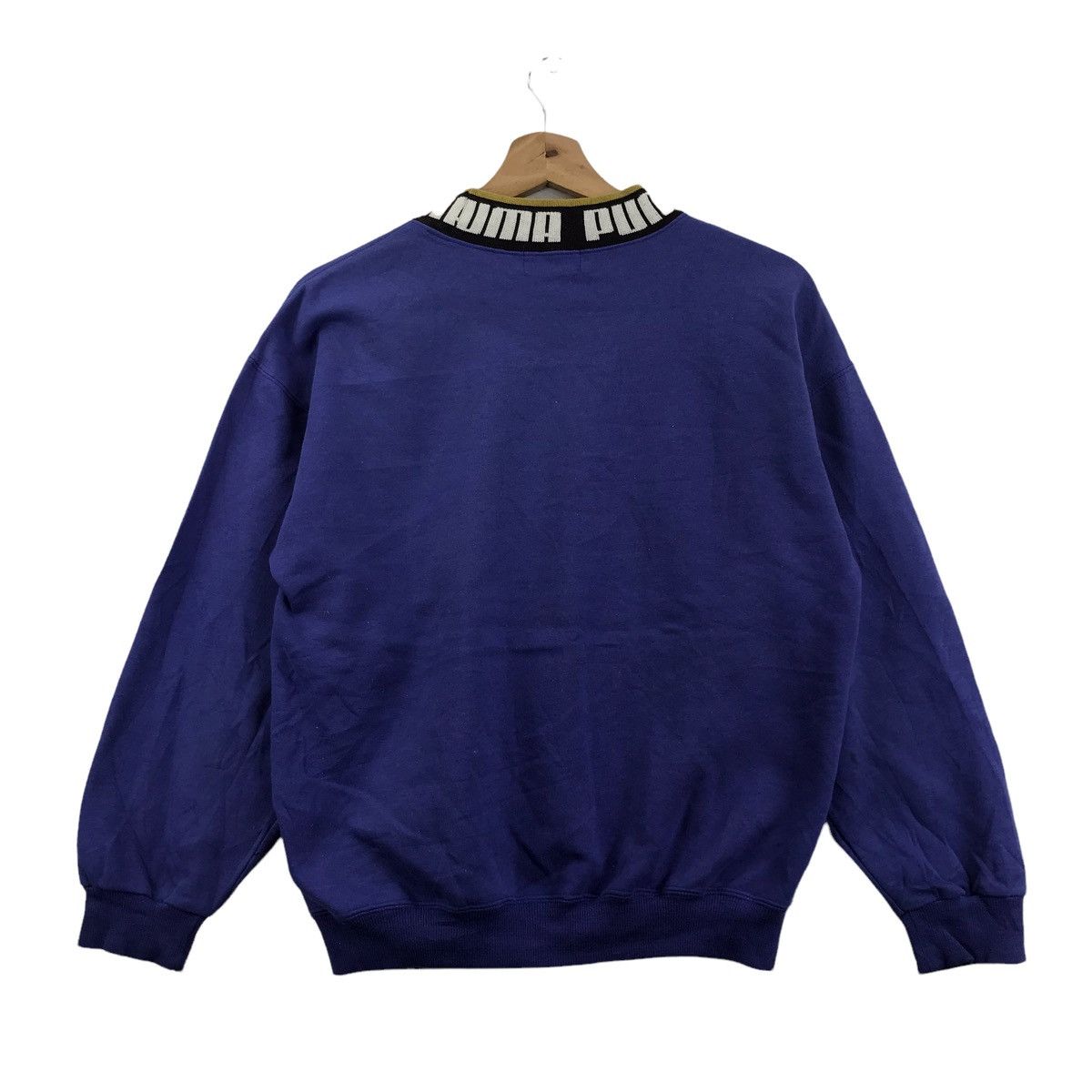 Puma Vintage PUMA SPORT Side Tape Sportswear Purple Sweatshirt Size US M / EU 48-50 / 2 - 7 Thumbnail