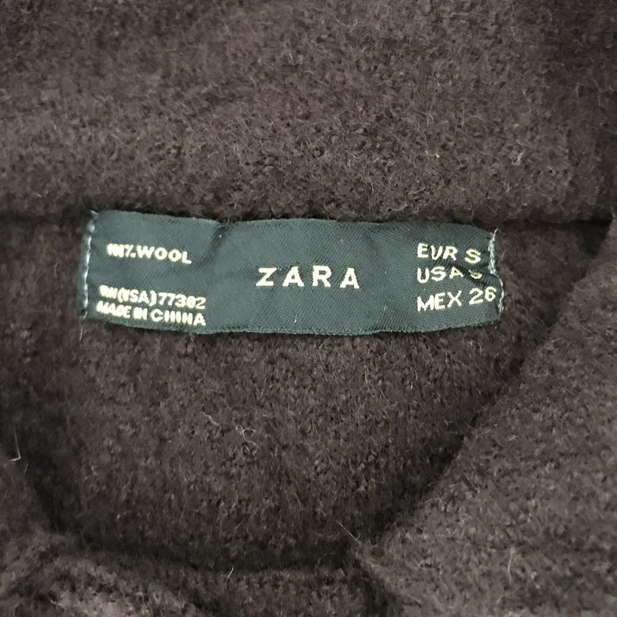Zara ZARA Japanese Brand Maroon Wool Coat Jacket Size US S / EU 44-46 / 1 - 4 Thumbnail