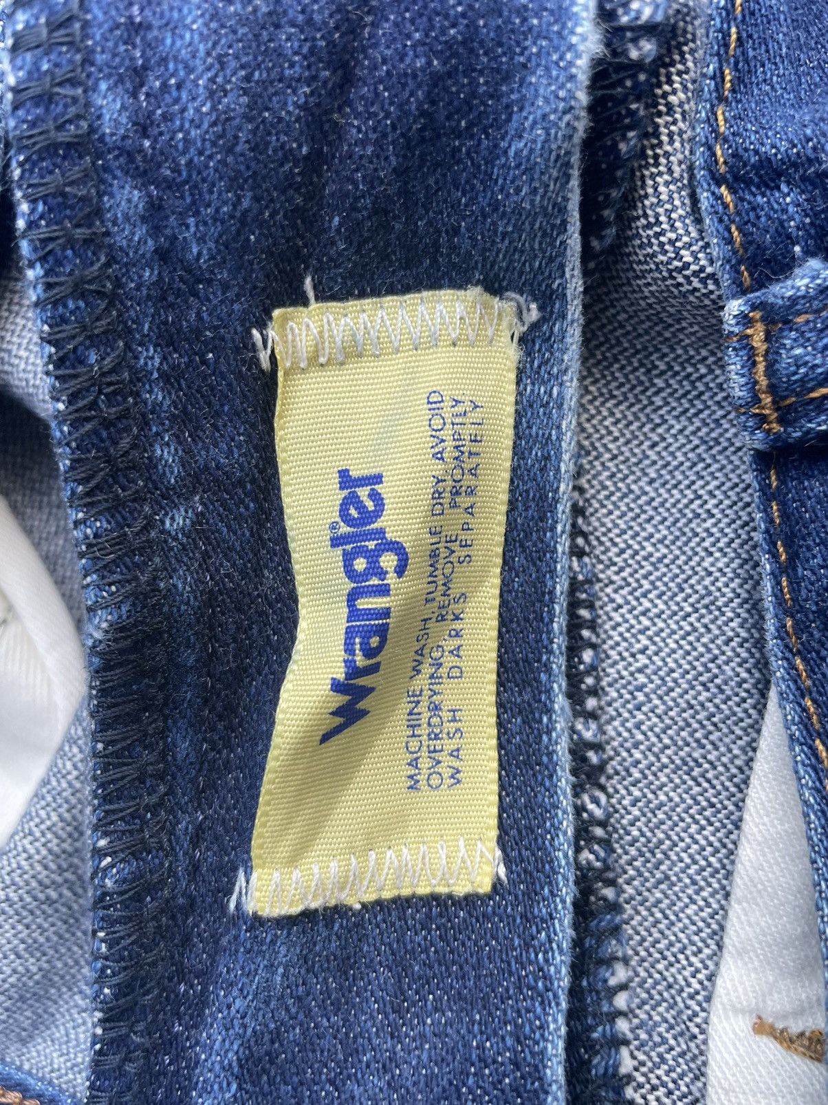 Vintage Vintage Wrangler Distressed Denim Size US 29 - 17 Thumbnail