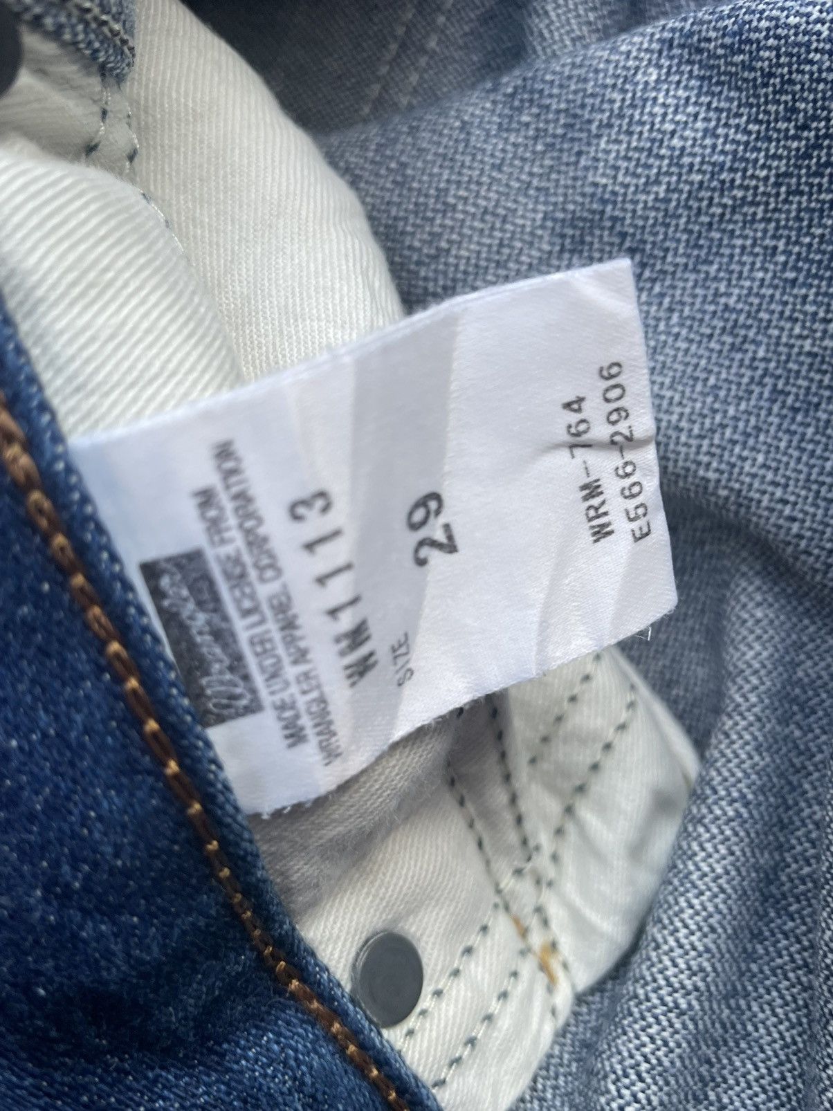 Vintage Vintage Wrangler Distressed Denim Size US 29 - 16 Thumbnail