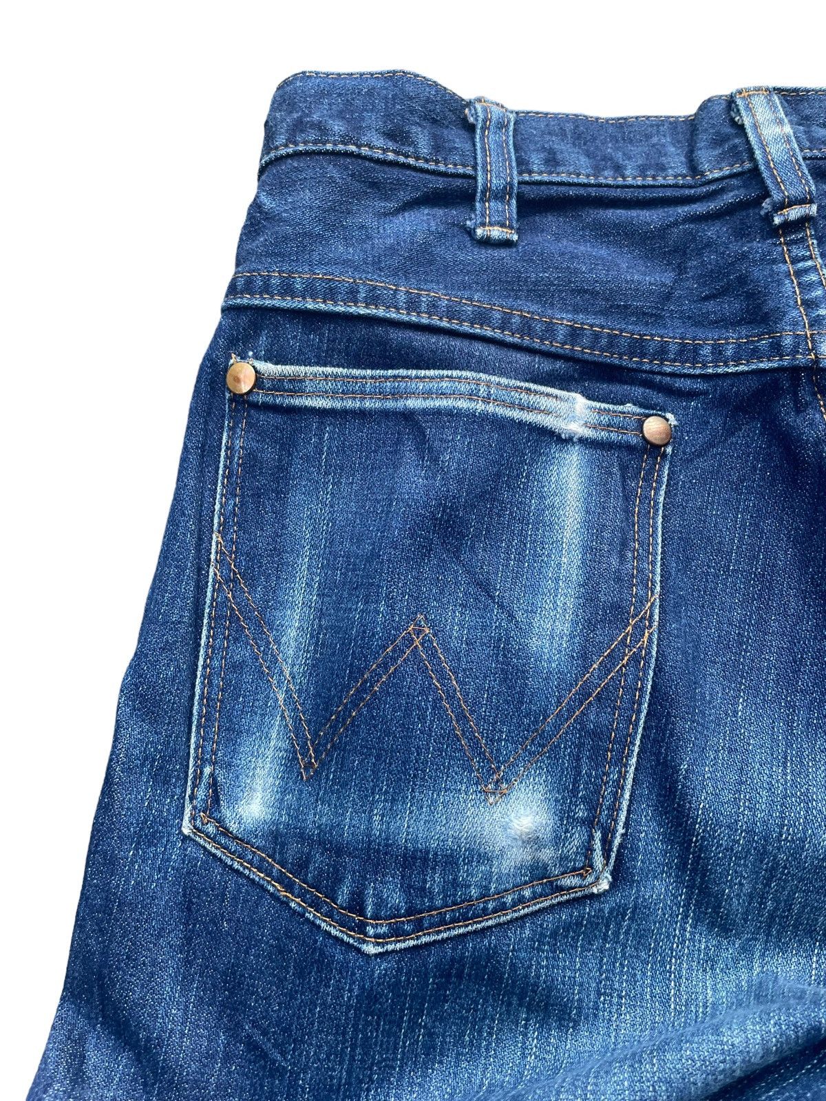 Vintage Vintage Wrangler Distressed Denim Size US 29 - 13 Thumbnail
