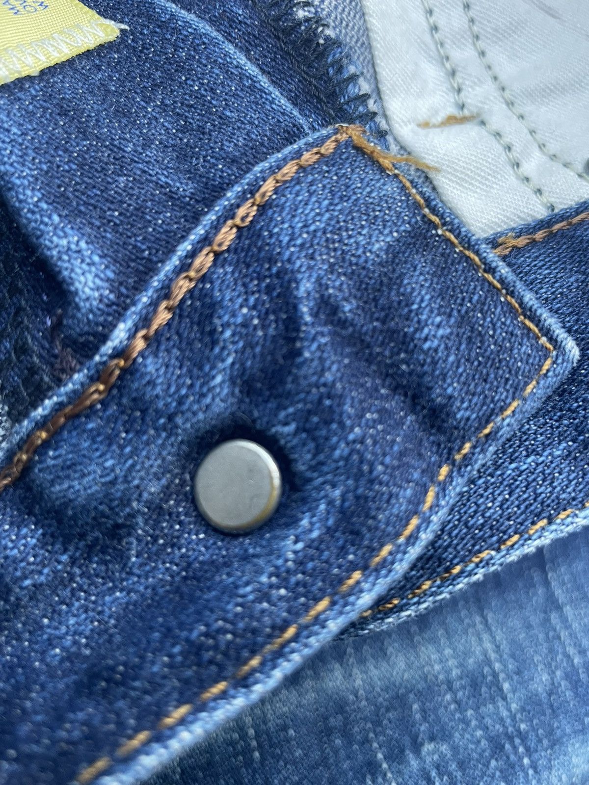 Vintage Vintage Wrangler Distressed Denim Size US 29 - 18 Thumbnail