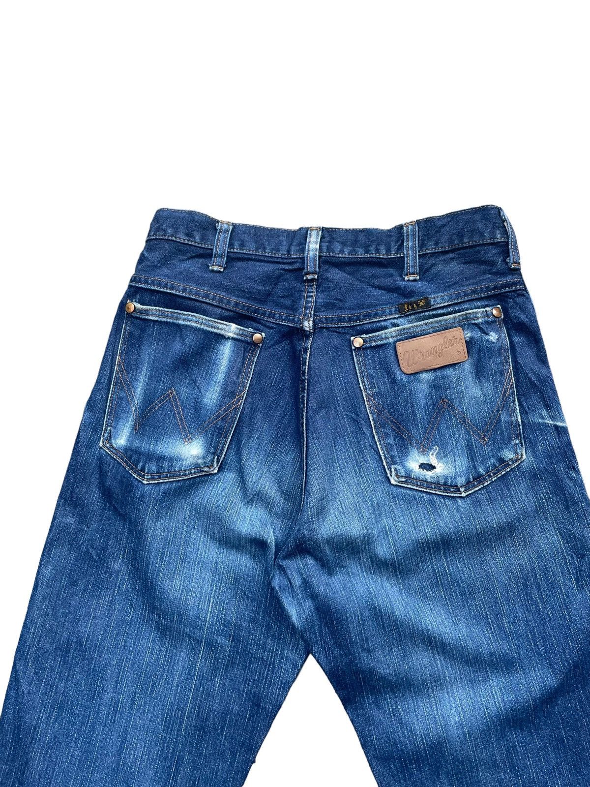 Vintage Vintage Wrangler Distressed Denim Size US 29 - 10 Thumbnail
