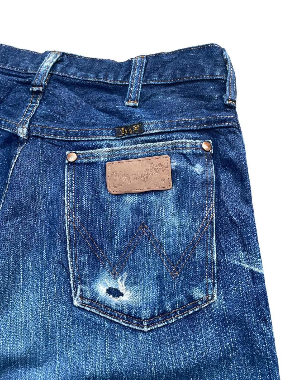 Vintage Vintage Wrangler Distressed Denim Size US 29 - 11 Thumbnail