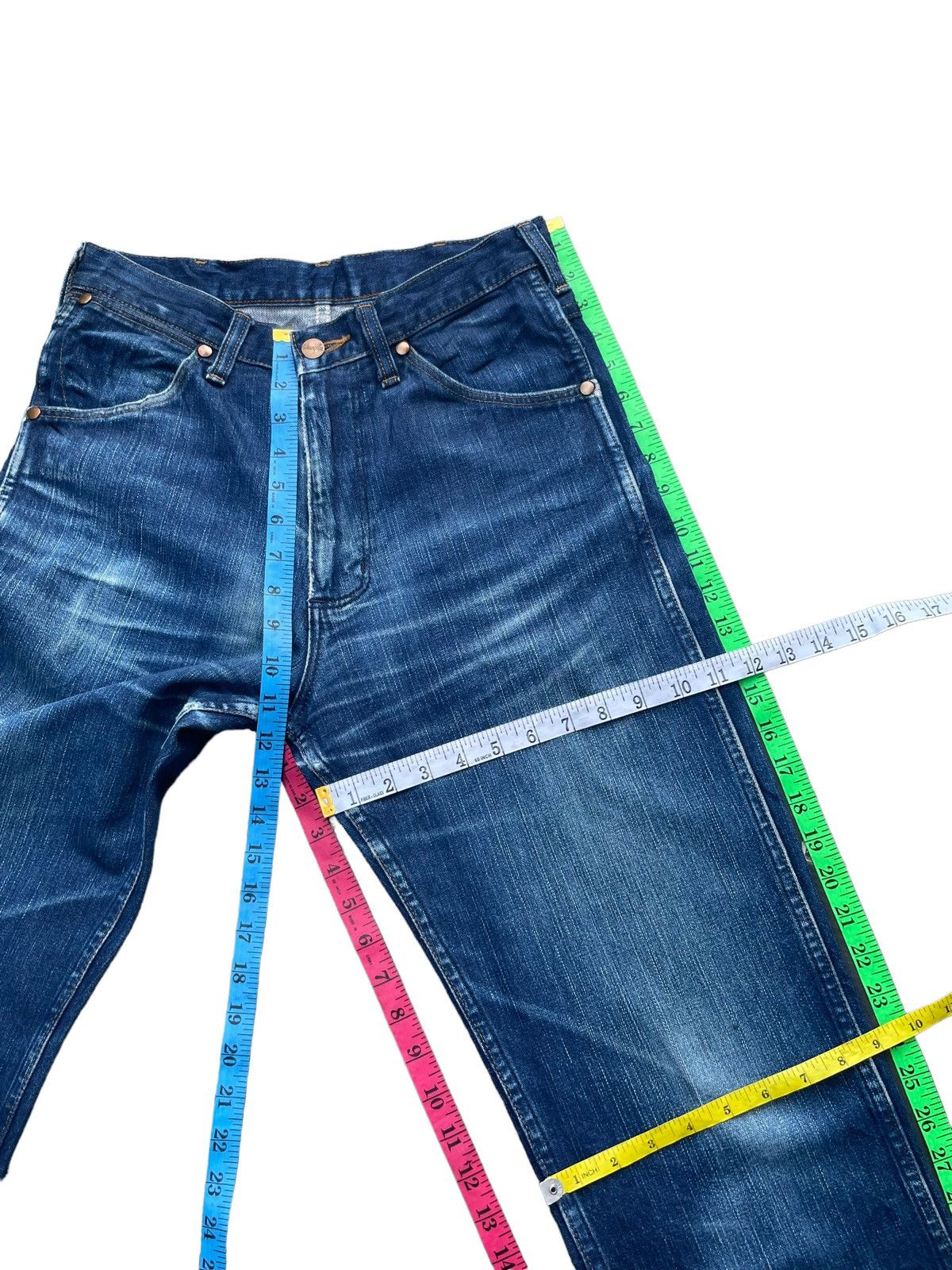 Vintage Vintage Wrangler Distressed Denim Size US 29 - 23 Thumbnail