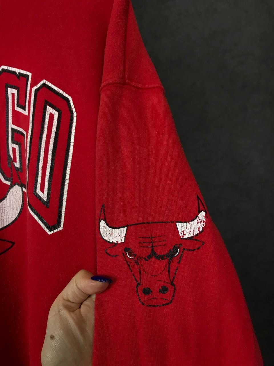NBA Chicago Bulls NBA vintage overprinted streetwear sweatshirt Size US S / EU 44-46 / 1 - 5 Thumbnail