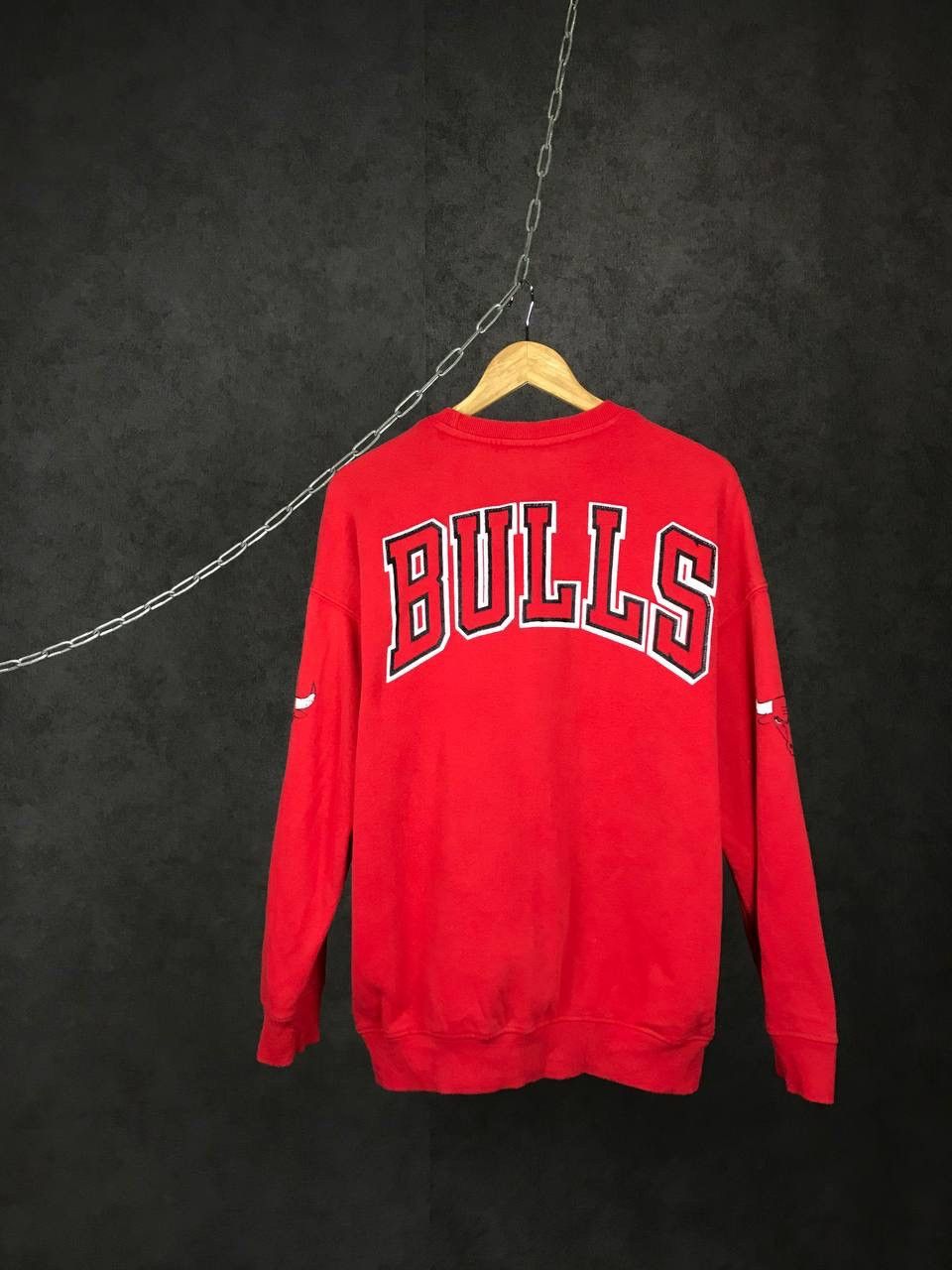 NBA Chicago Bulls NBA vintage overprinted streetwear sweatshirt Size US S / EU 44-46 / 1 - 6 Thumbnail