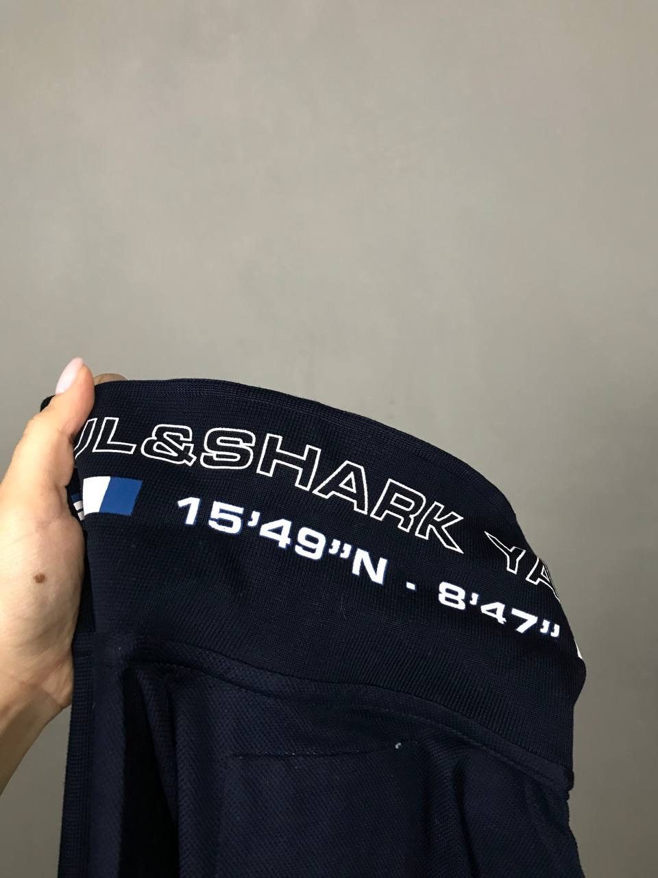 Paul & Shark Paul&Shark luxury streetwear overprinted polo tee Size US L / EU 52-54 / 3 - 7 Thumbnail