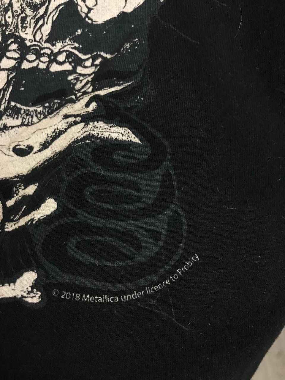 Band Tees Metallica vintage rock band skulls tee Size US M / EU 48-50 / 2 - 3 Thumbnail