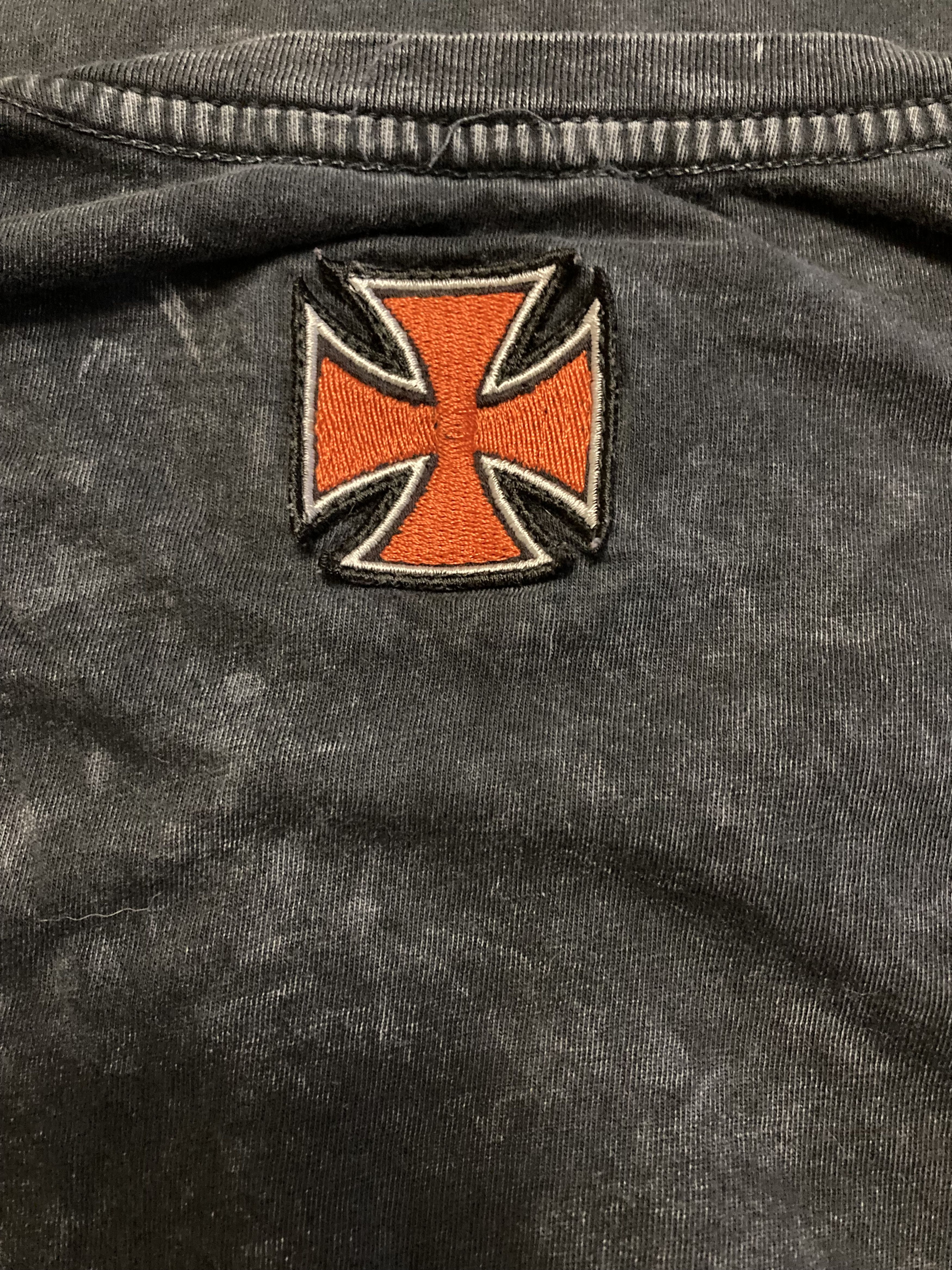 Affliction × Vintage Y2K Affliction American customs with patches Tee Size US L / EU 52-54 / 3 - 4 Thumbnail