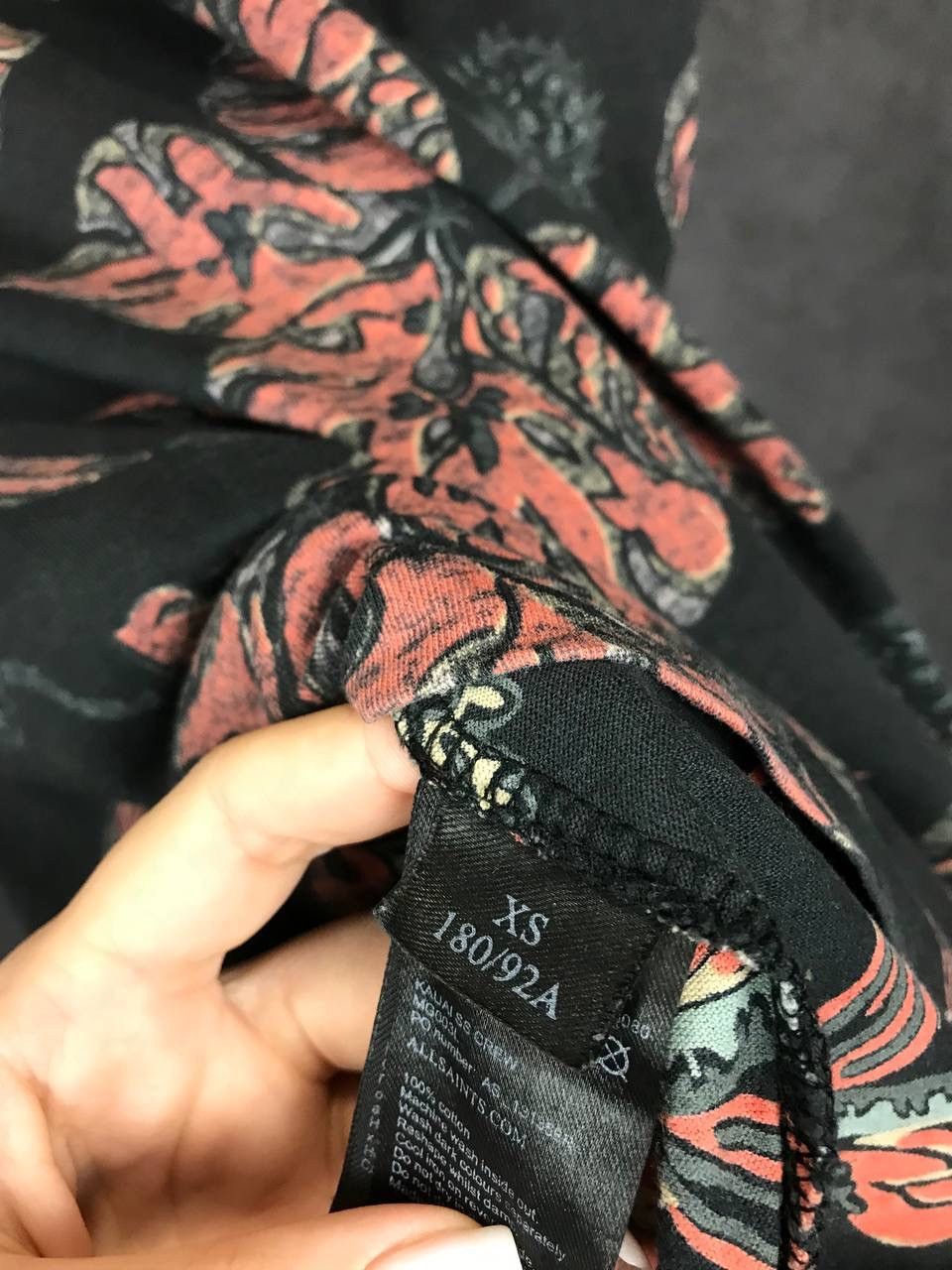 Allsaints Allsaints luxury streetwear overprinted tee Size US XS / EU 42 / 0 - 4 Thumbnail