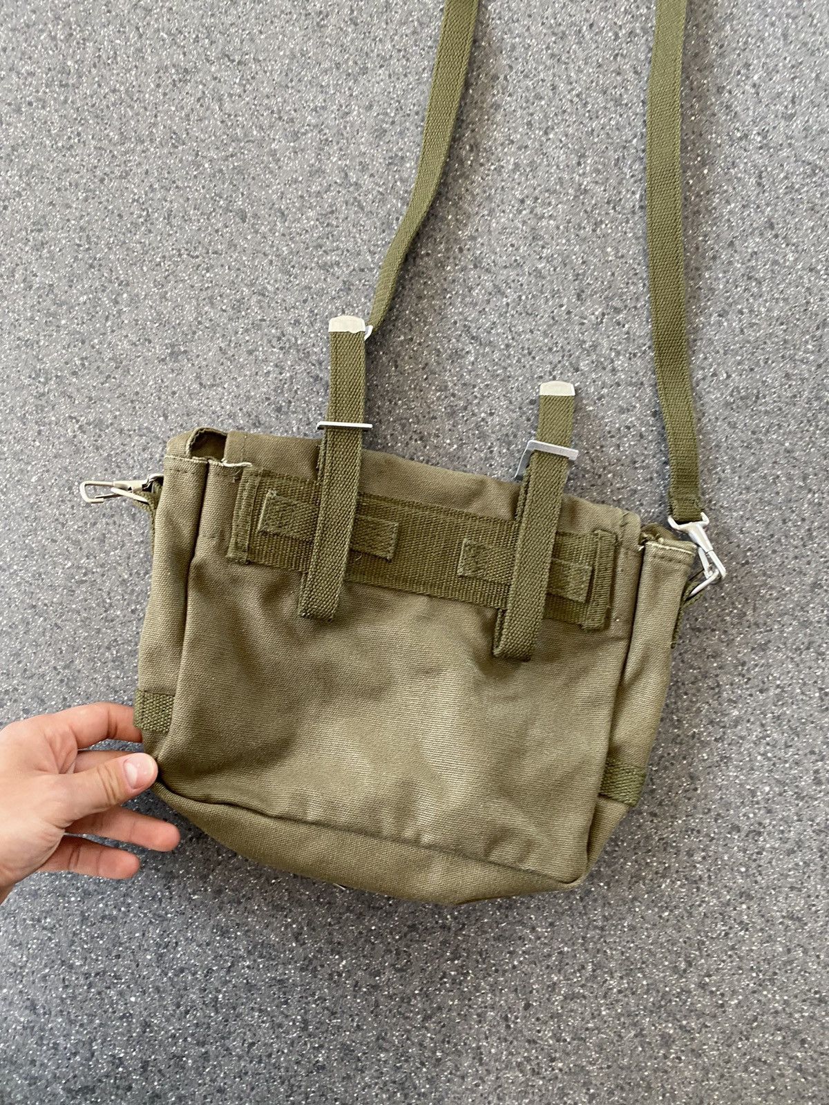 Vintage Vintage Military Style Messenger Olive Bag Size ONE SIZE - 4 Thumbnail