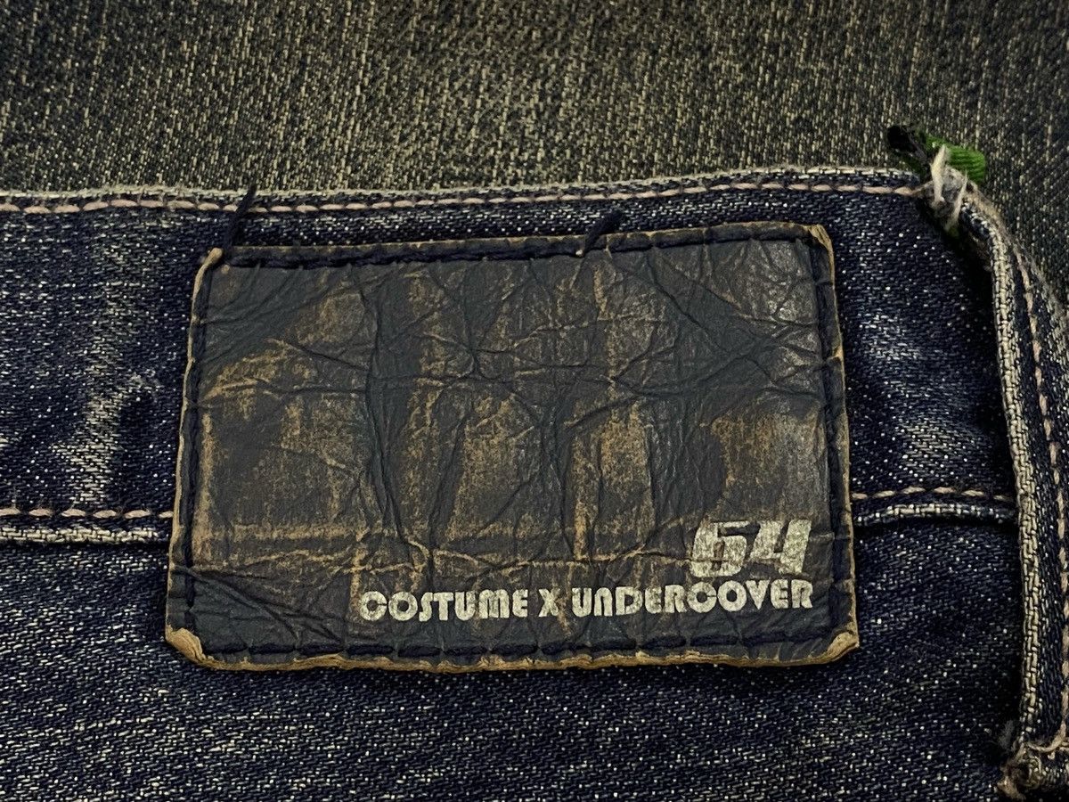 Japanese Brand × Undercover Costume X Undercover Ripped Distressed Denim Pants Size US 31 - 11 Thumbnail