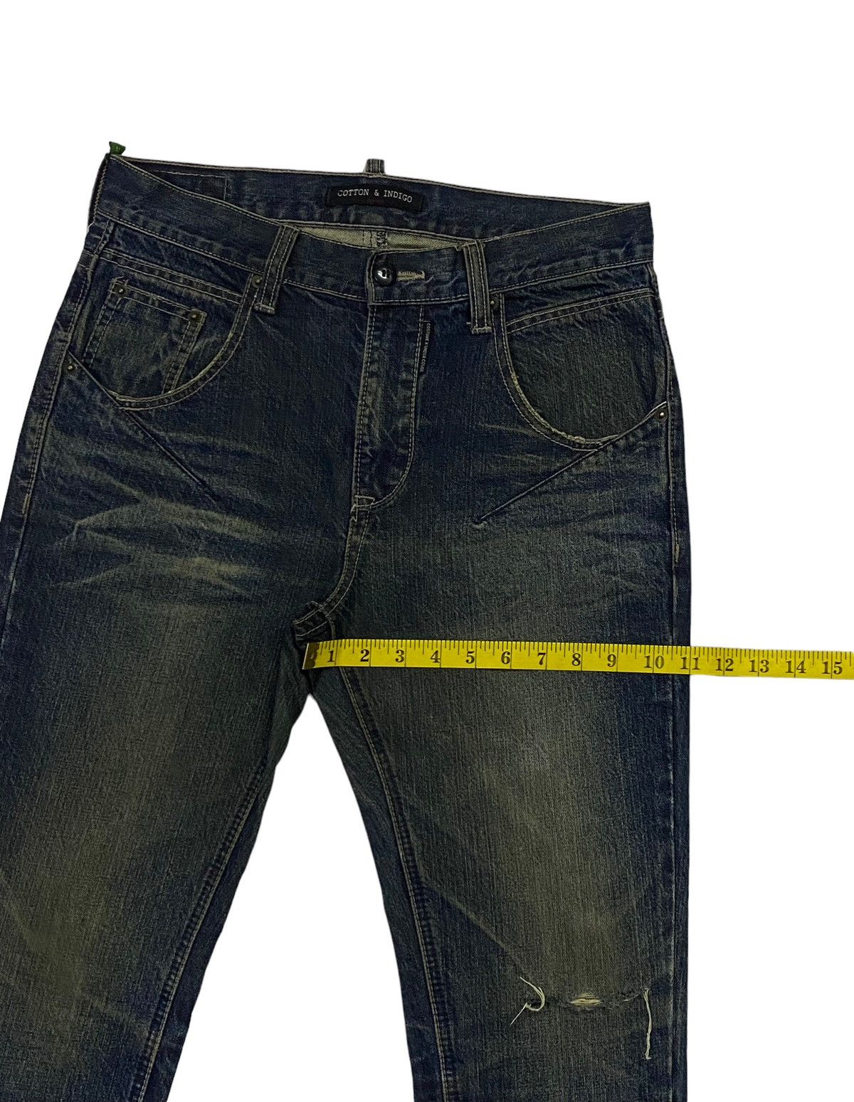 Japanese Brand × Undercover Costume X Undercover Ripped Distressed Denim Pants Size US 31 - 8 Thumbnail
