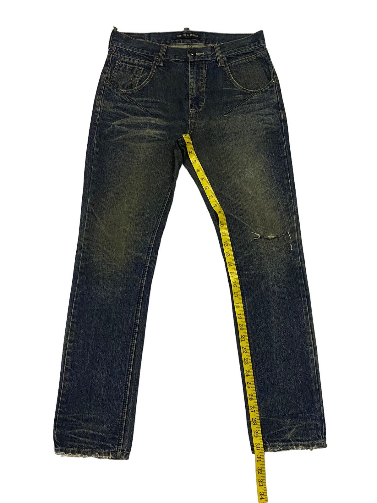 Japanese Brand × Undercover Costume X Undercover Ripped Distressed Denim Pants Size US 31 - 7 Thumbnail
