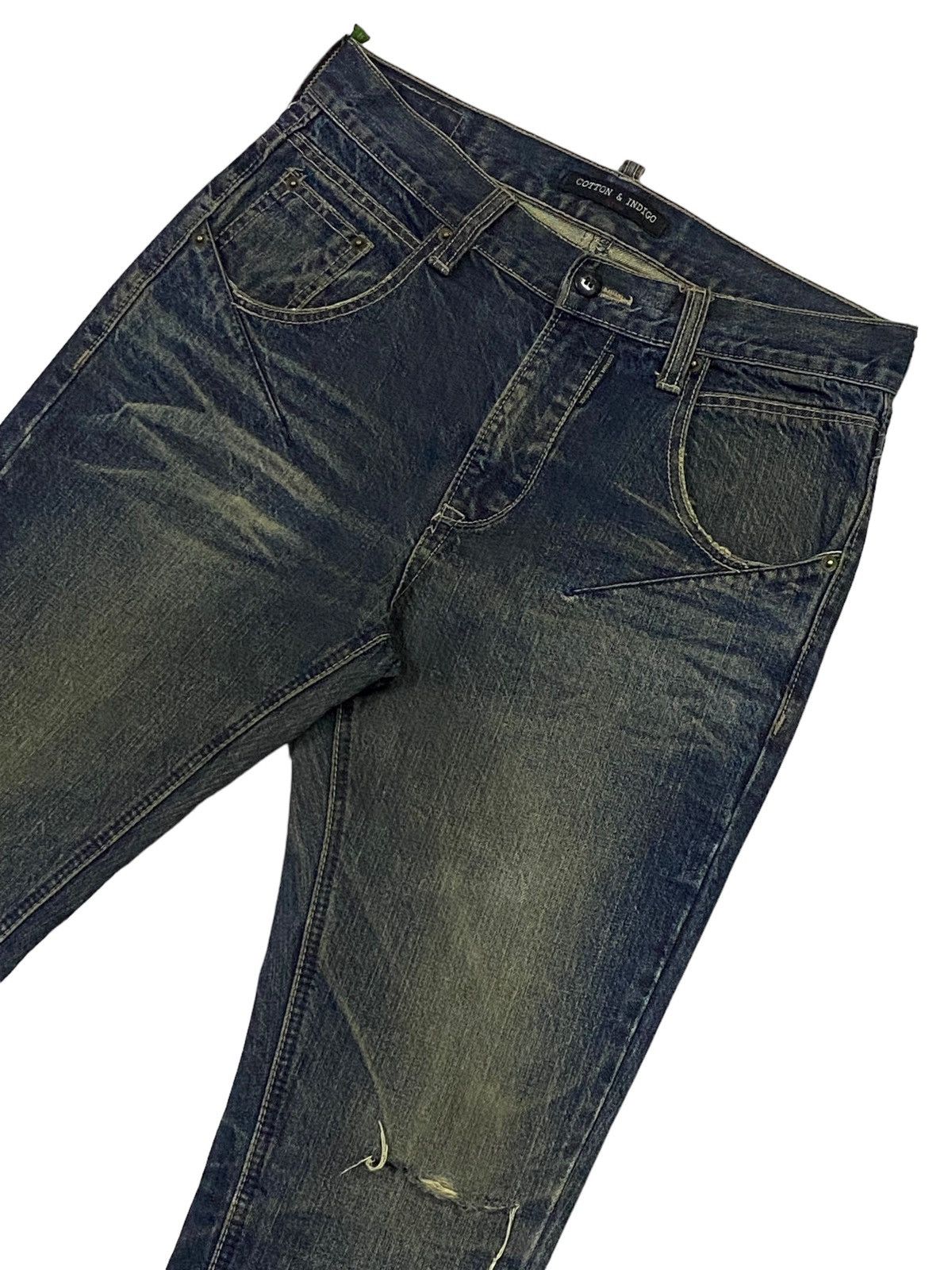Japanese Brand × Undercover Costume X Undercover Ripped Distressed Denim Pants Size US 31 - 17 Thumbnail