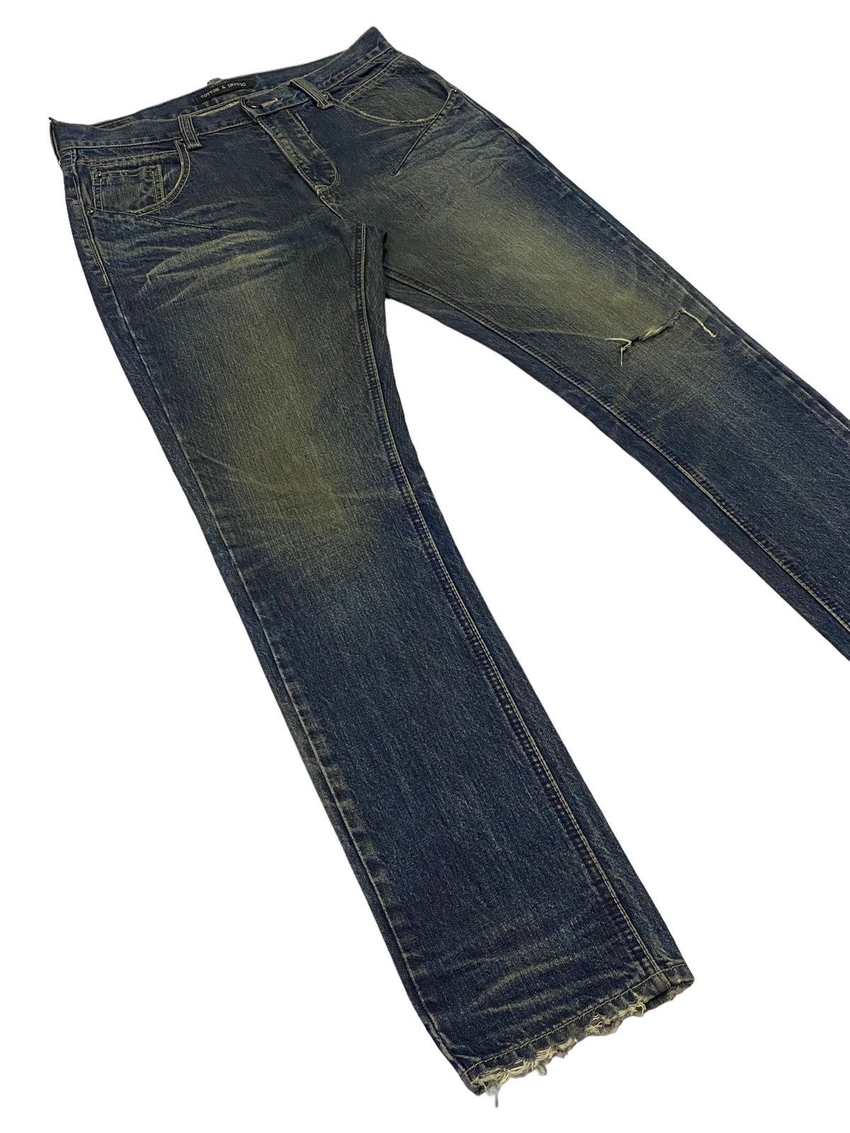 Japanese Brand × Undercover Costume X Undercover Ripped Distressed Denim Pants Size US 31 - 24 Thumbnail