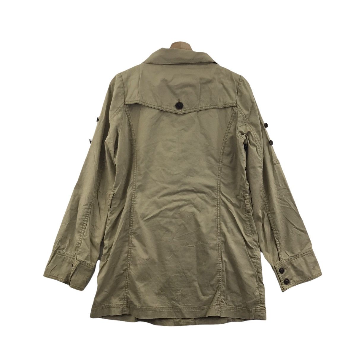 Quiksilver × Vintage ROXY QUIKSILVER SURFWEAR Surf Surfing Beige Parka Jacket Size US M / EU 48-50 / 2 - 9 Thumbnail