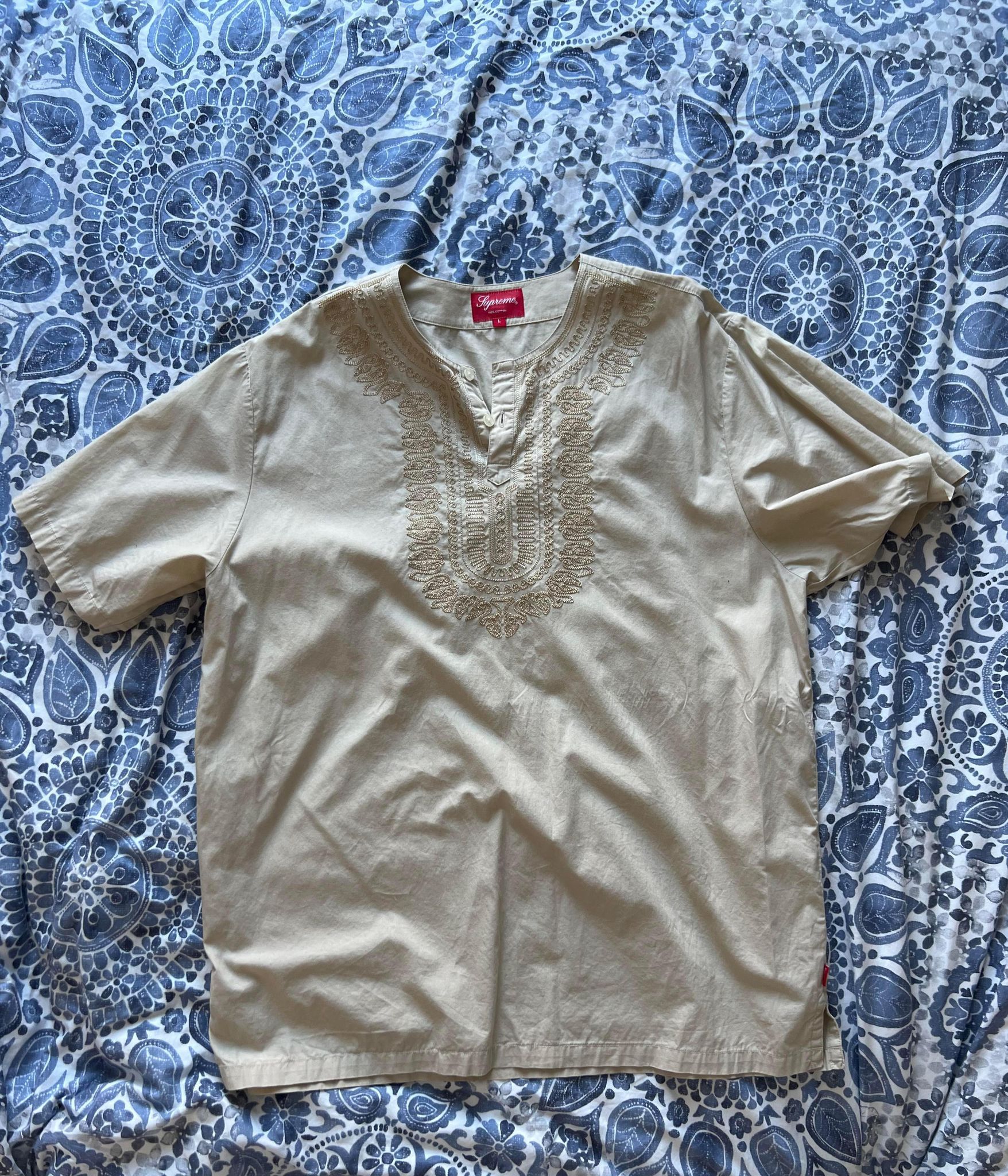 Supreme Supreme Kurta shirt (SS15) | Grailed