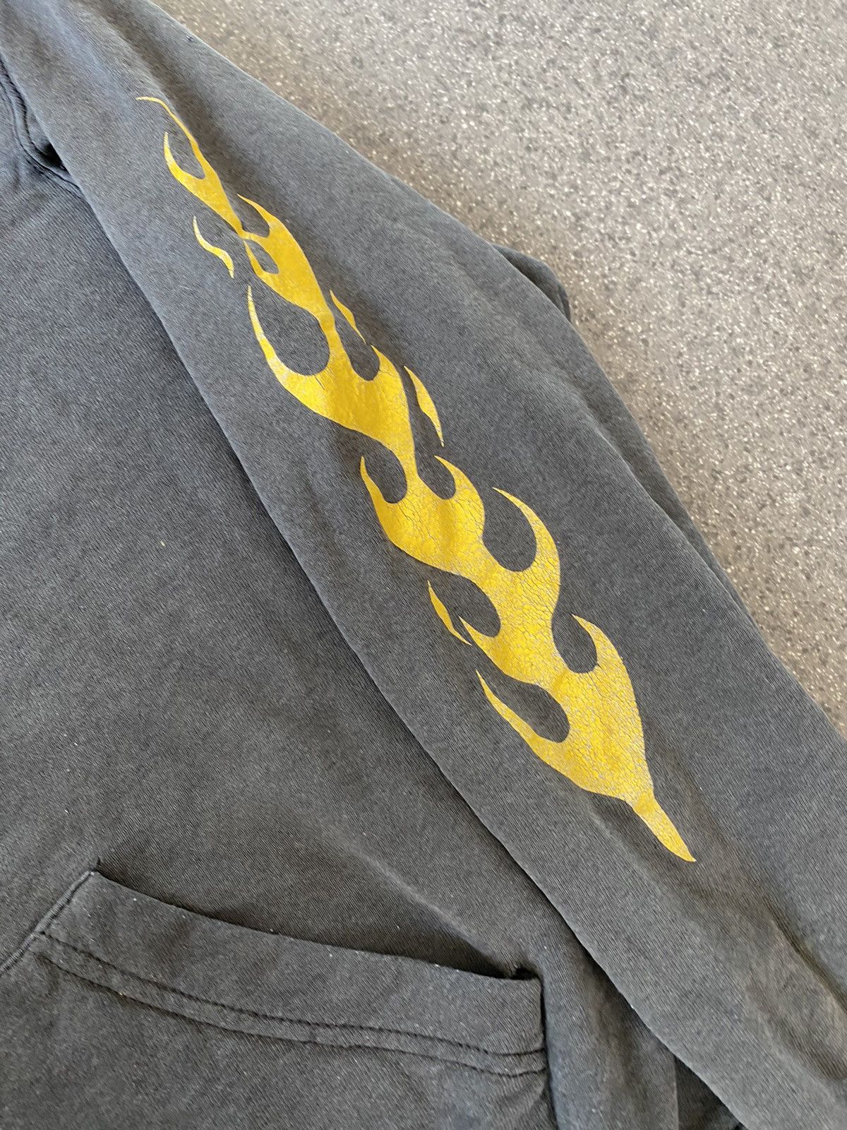 Band Tees Vintage Soul Fly Fire Distressed Over Size Zip Hoodie Size US XL / EU 56 / 4 - 6 Thumbnail