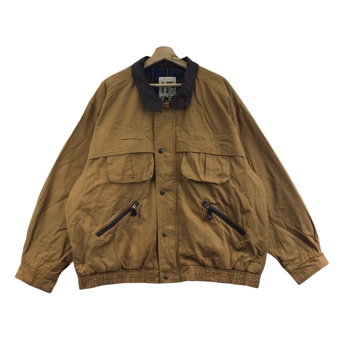 Vintage ABURAYSIA Leather Hunting Parka Outdoor Fishing Jacket Size US XXL / EU 58 / 5 - 1 Thumbnail