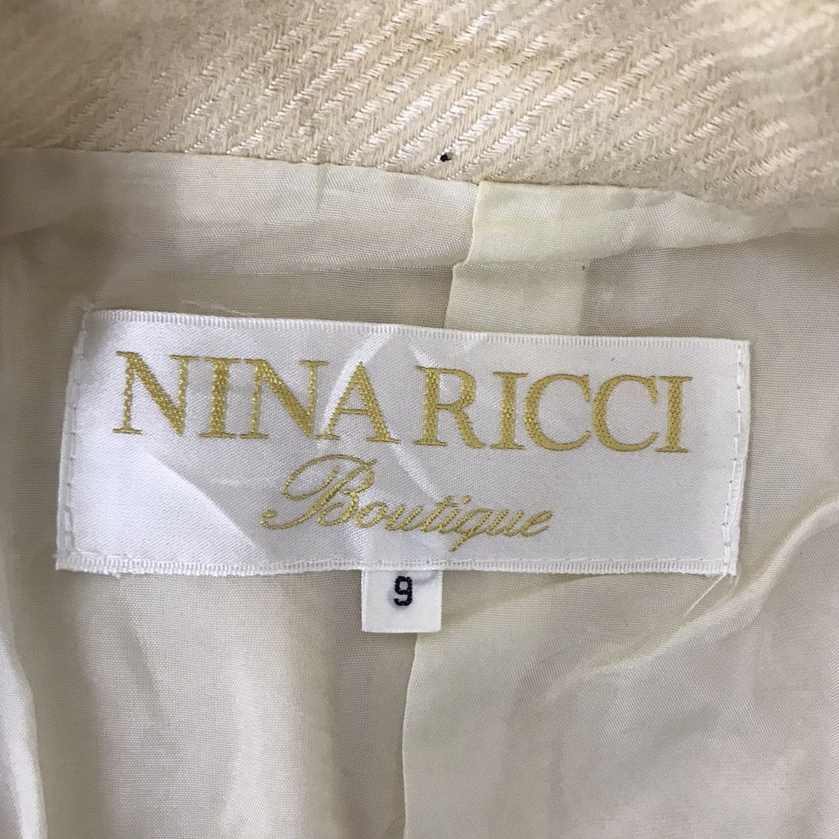 Nina Ricci NINA RICCI BOUTIQUE French Designer Blazer Coat Jacket Size ONE SIZE - 4 Thumbnail